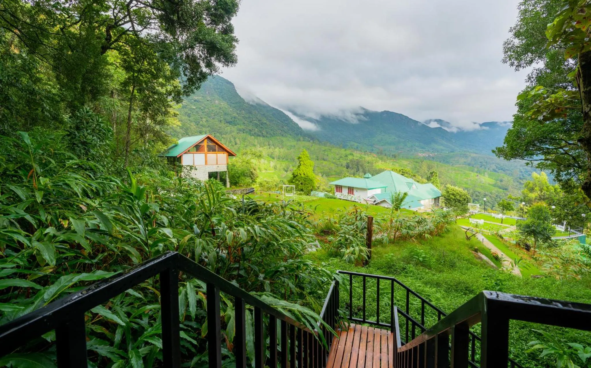 Garden view in Mandaram Eco Resort