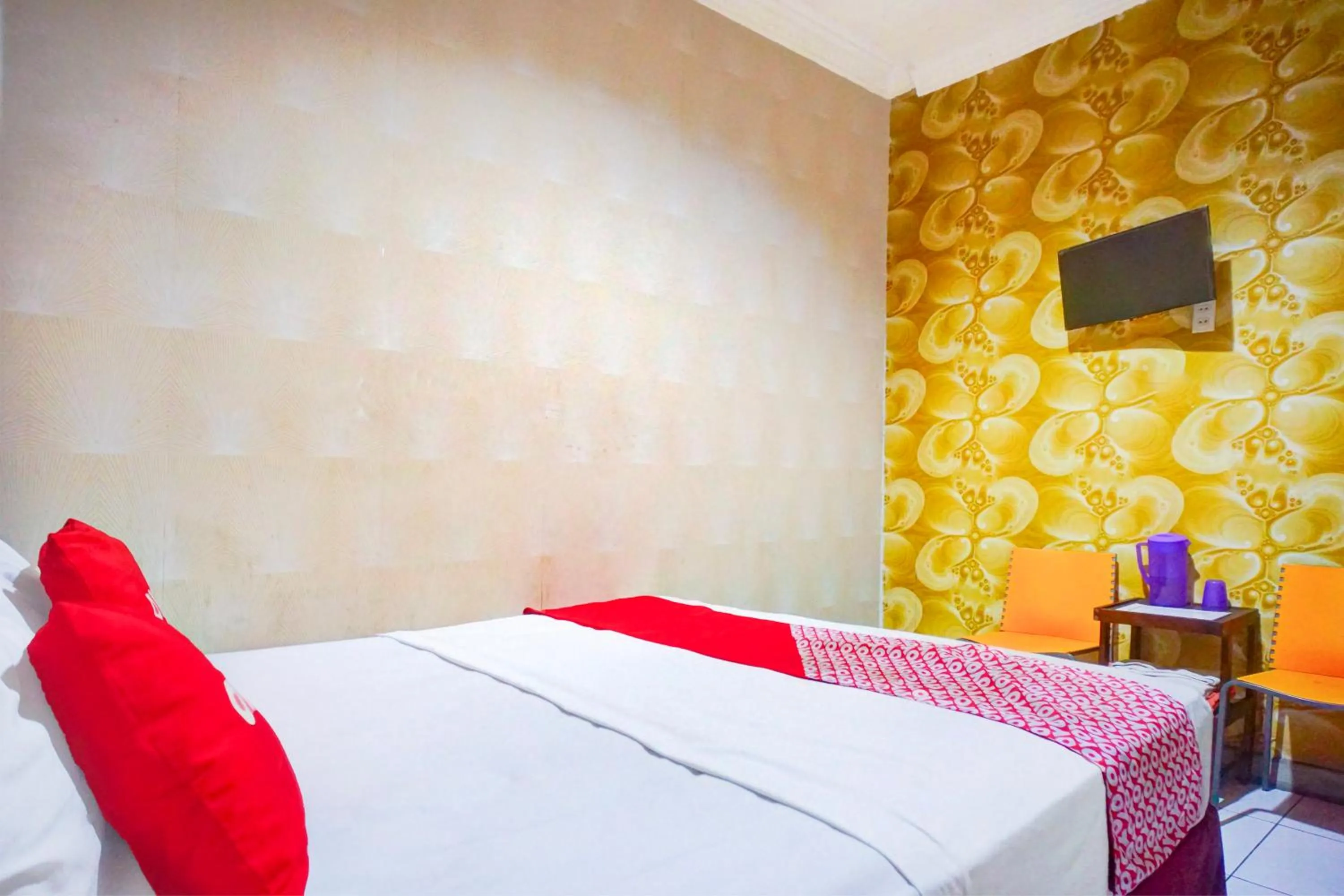 Bedroom, Bed in Hotel O Asyaffirah Near Masjid Raya Al Mashun SM Raja Medan