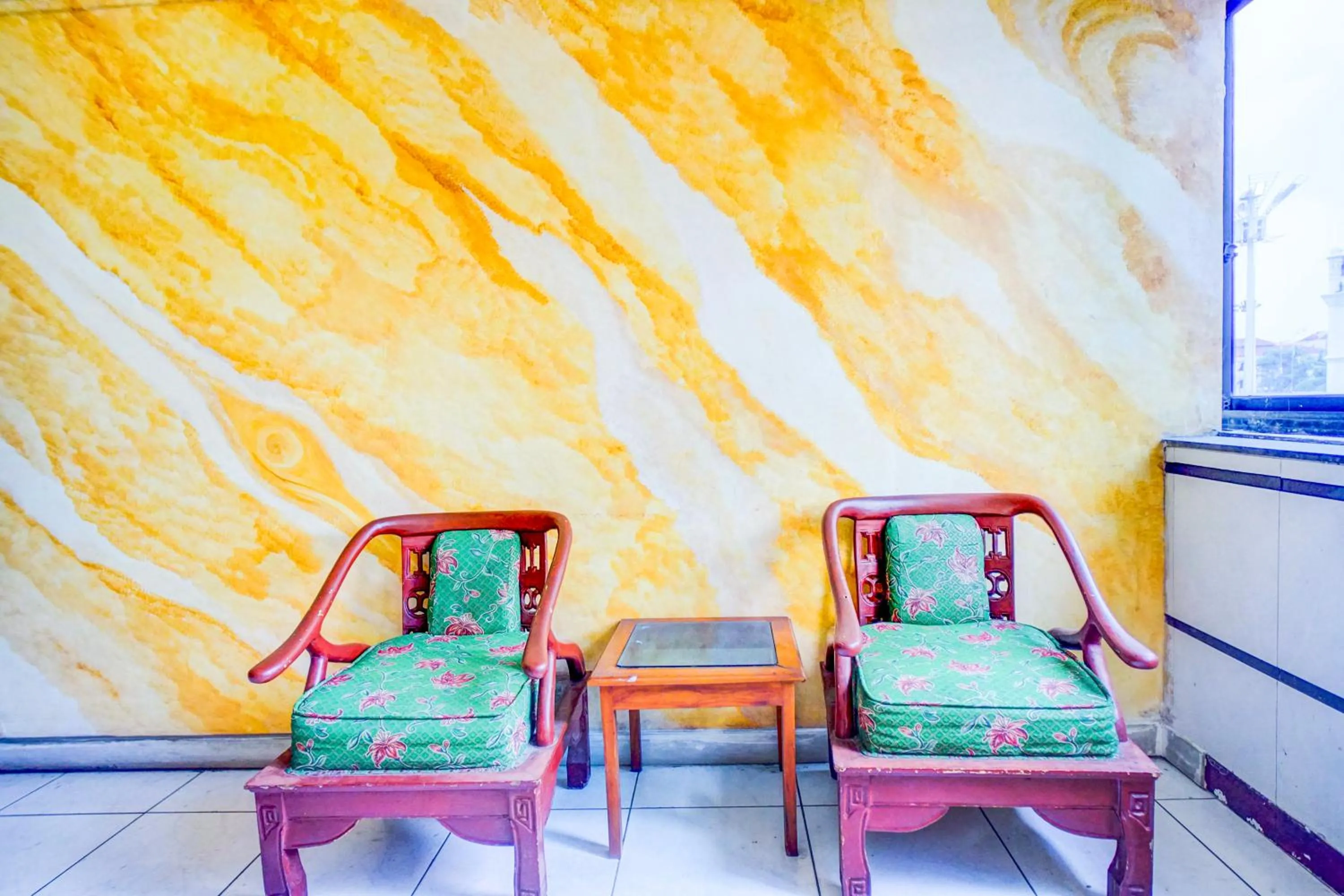 Seating area in Hotel O Asyaffirah Near Masjid Raya Al Mashun SM Raja Medan