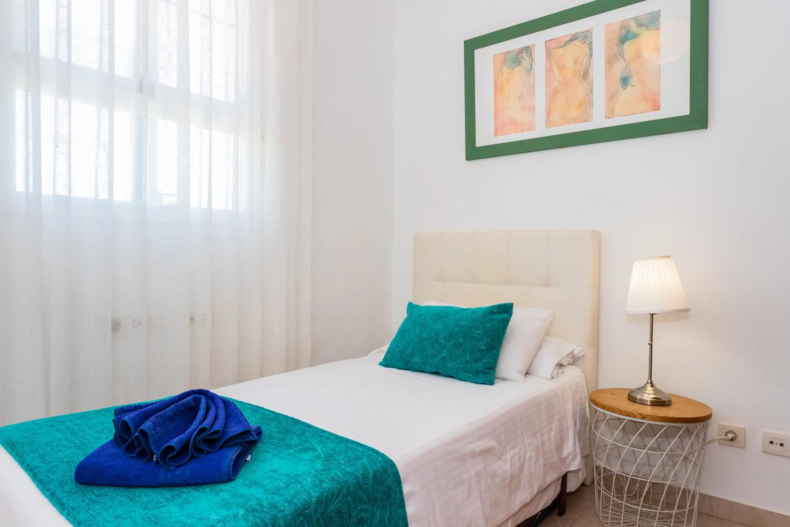 Bed in Apartamento Pluton