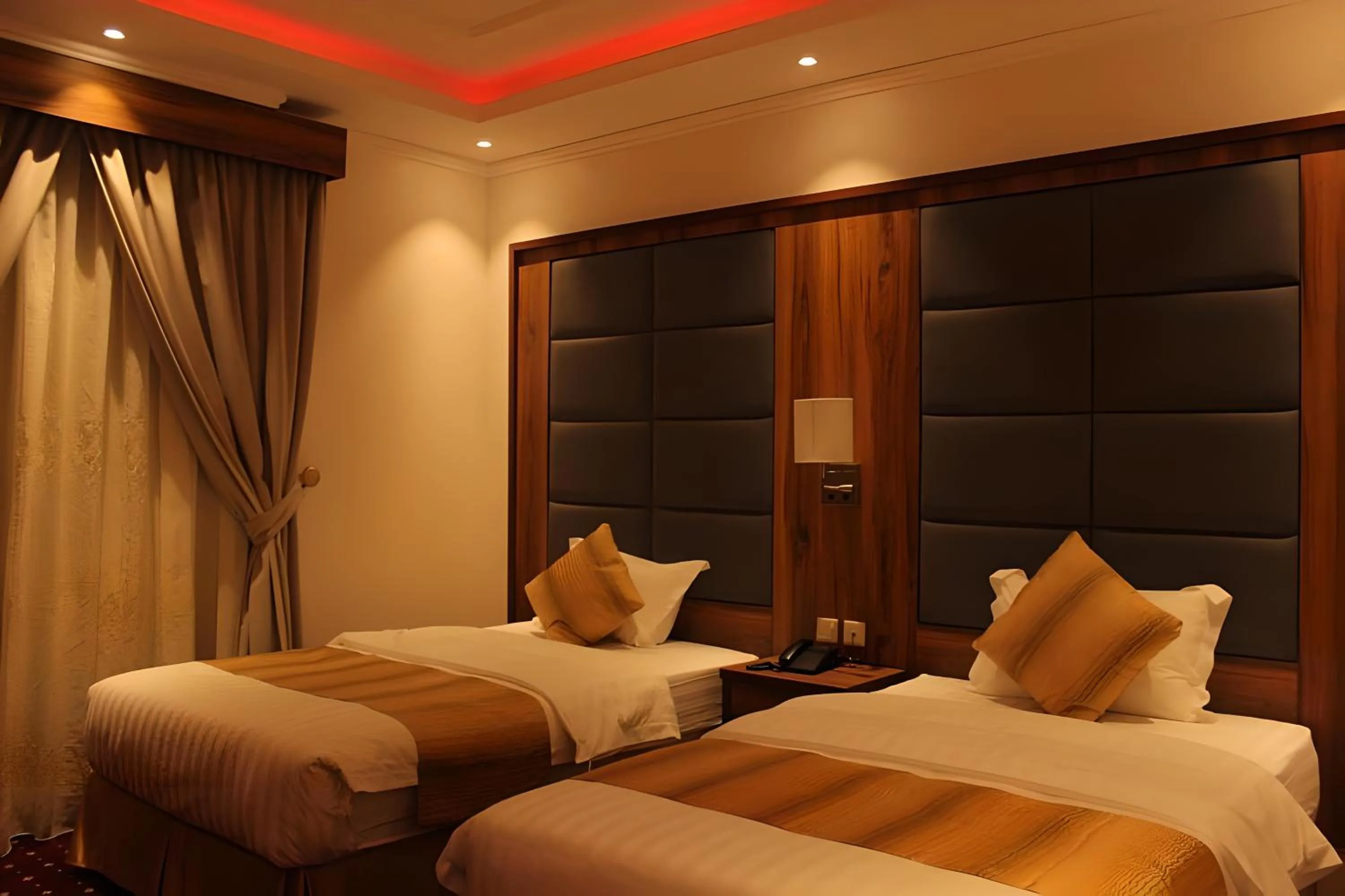 Bed in Hayat Al Rose Hotel Appartment