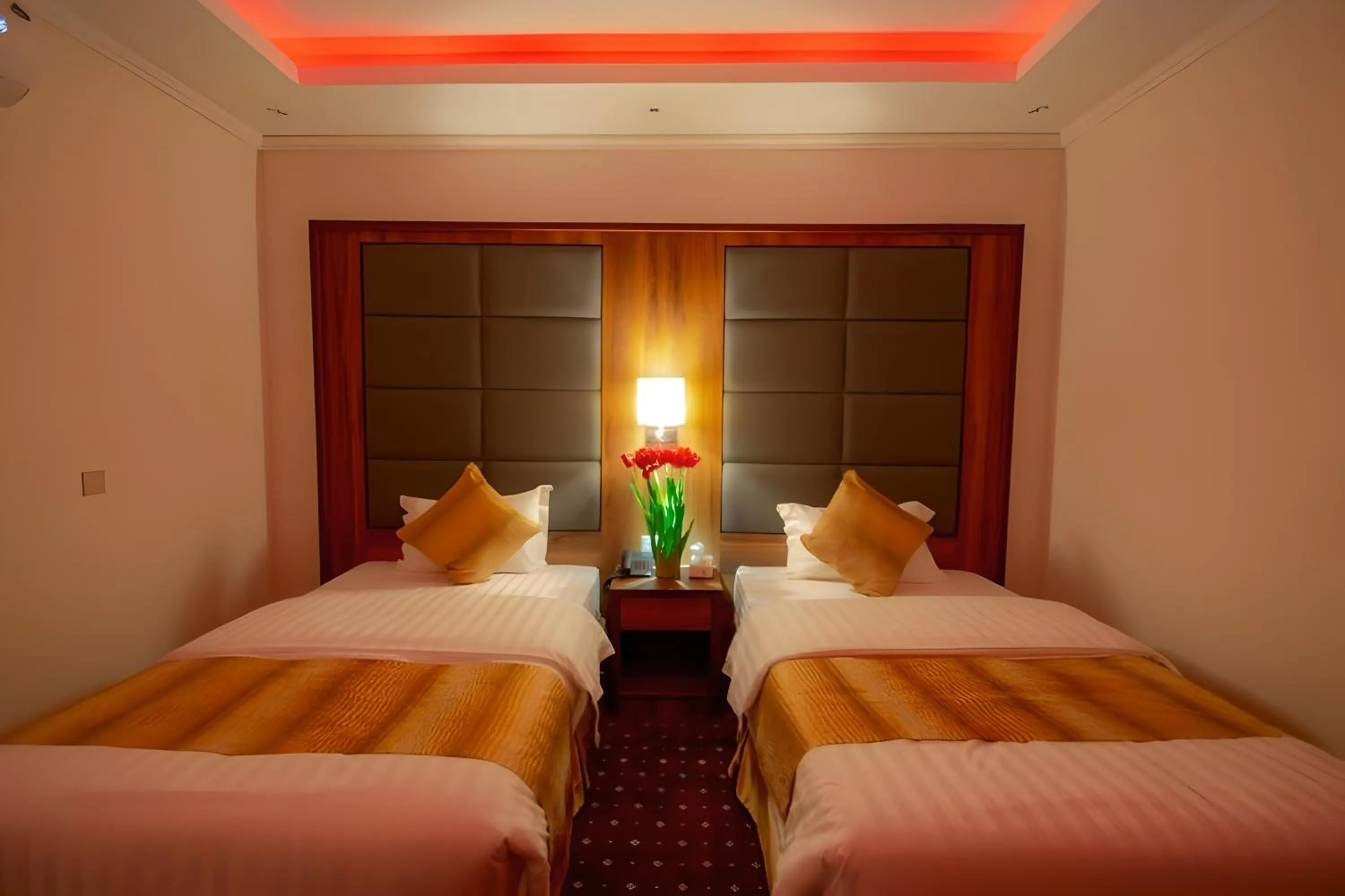 Bed in Hayat Al Rose Hotel Appartment