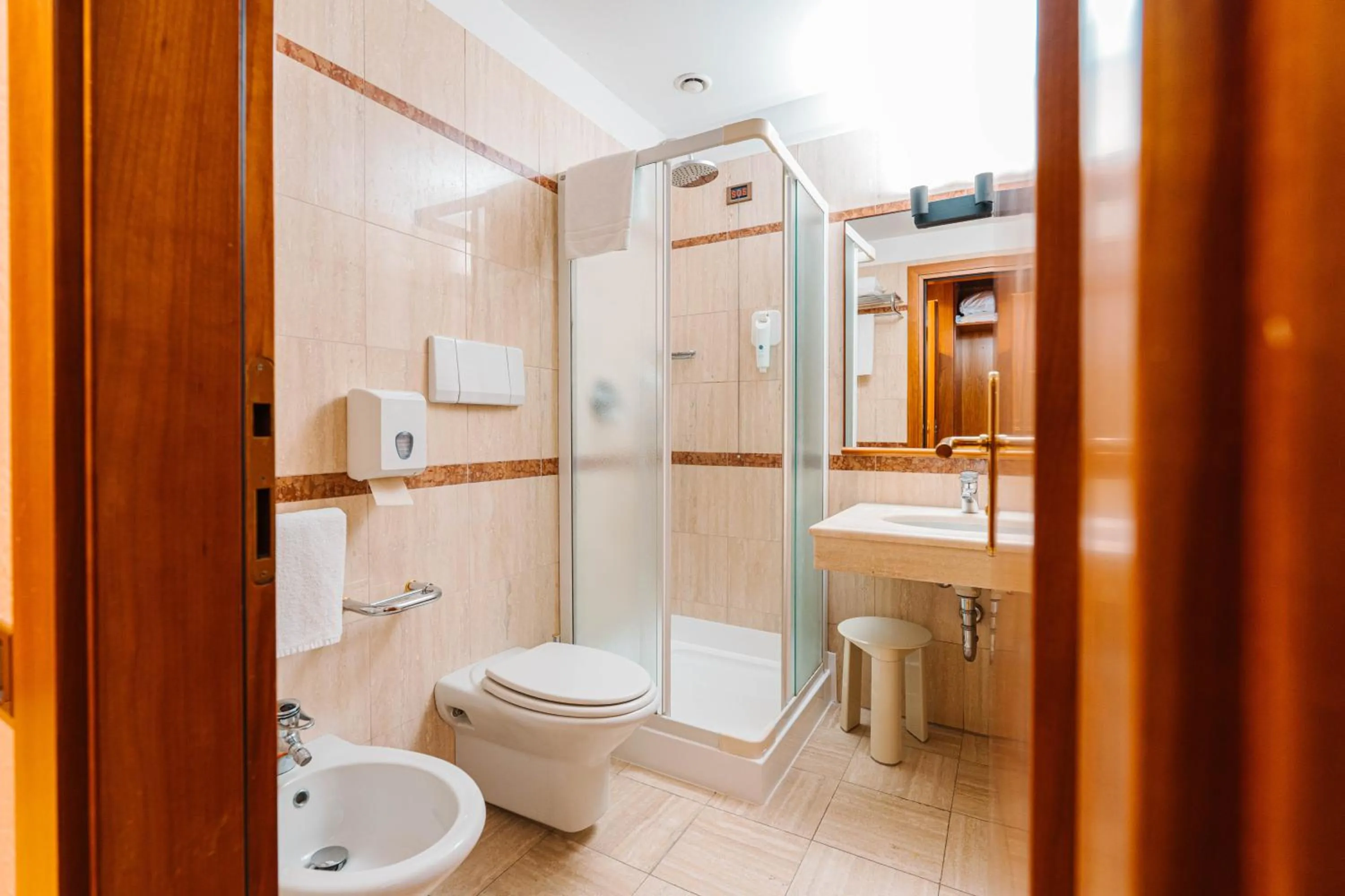 Bathroom in Crystal Hotel Varese