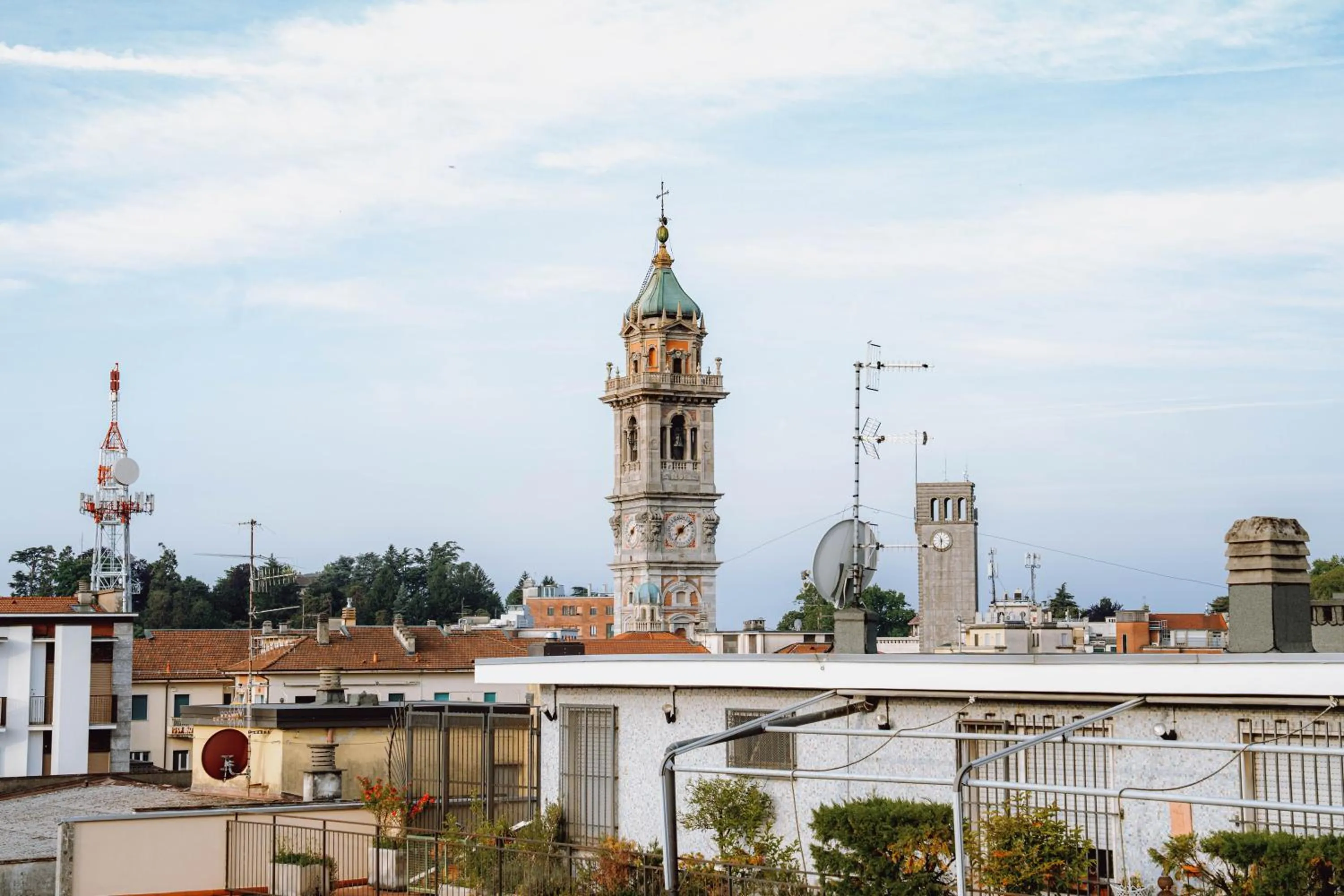 City view in Crystal Hotel Varese