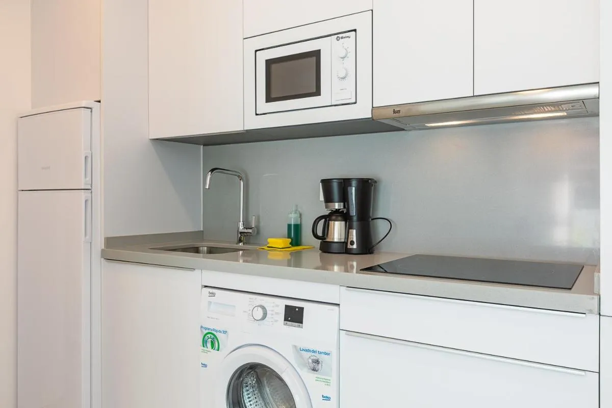 Kitchen or kitchenette in Apartamentos Guerrero 3