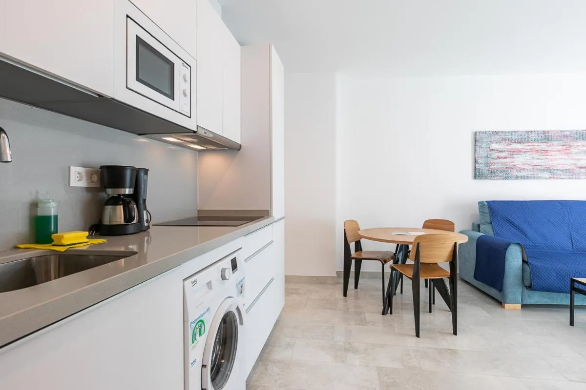 Kitchen or kitchenette in Apartamentos Guerrero 3