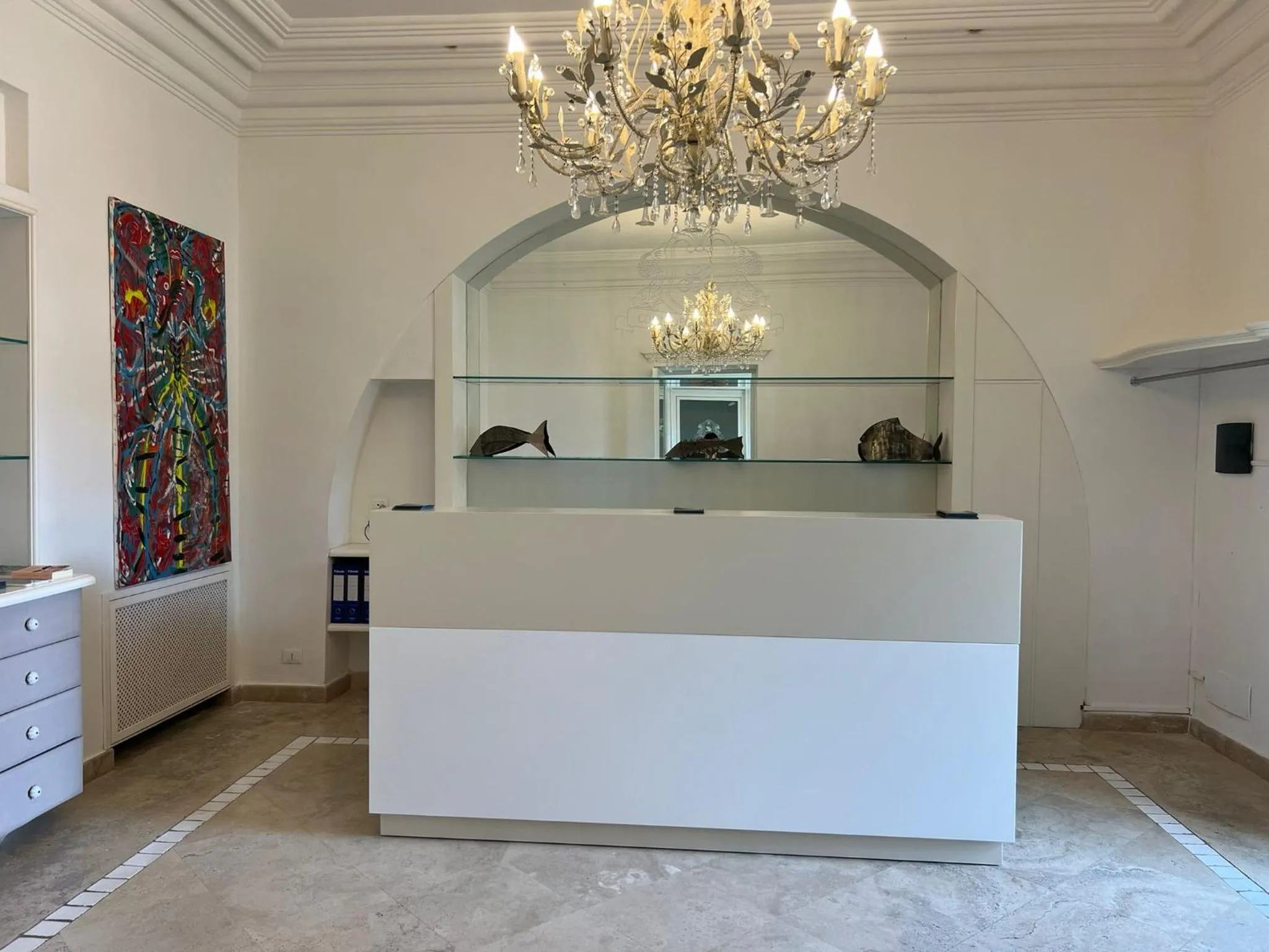 Lobby or reception in Relais Corte Degli Aragonesi