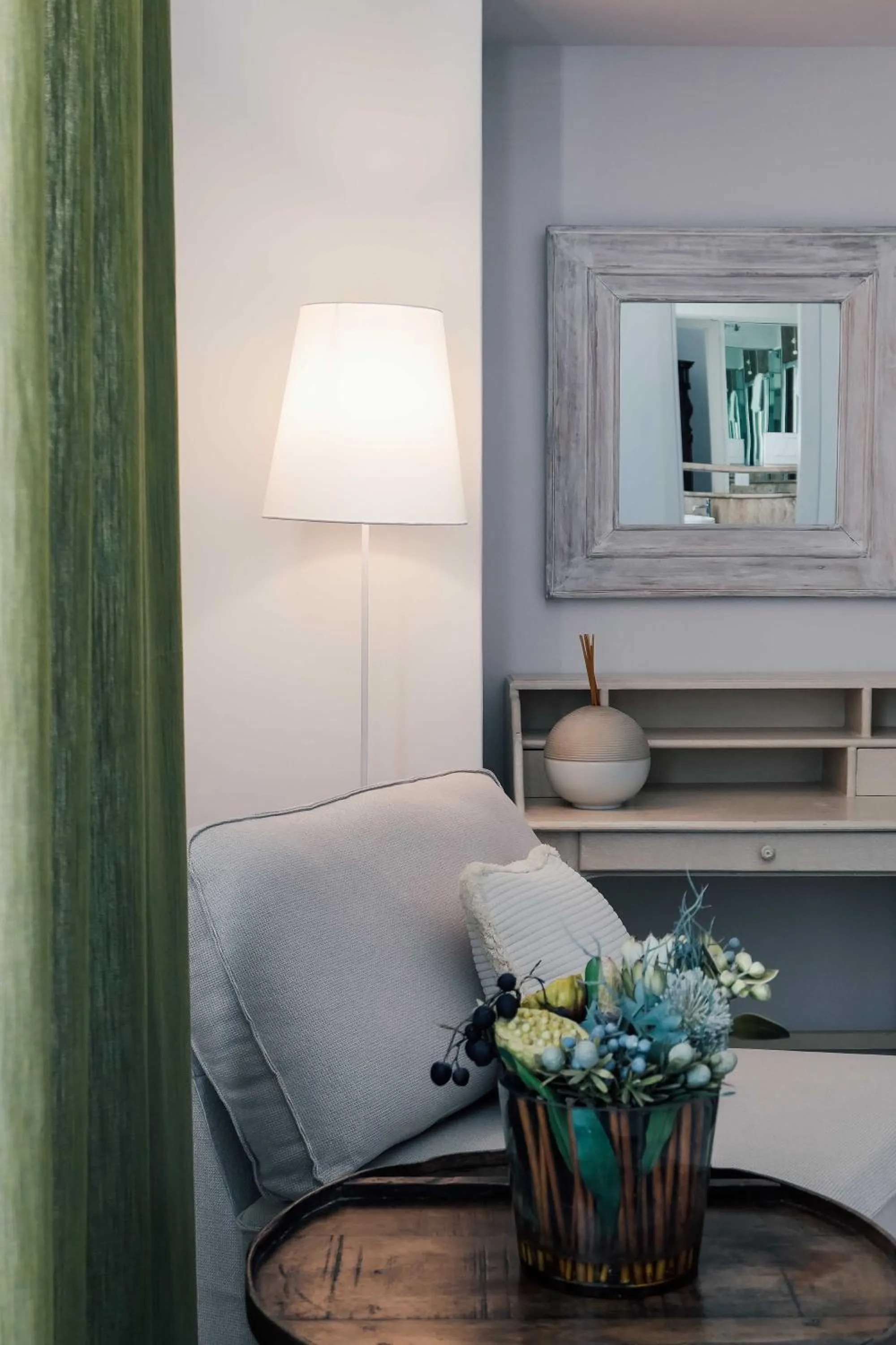 Decorative detail in Relais Corte Degli Aragonesi