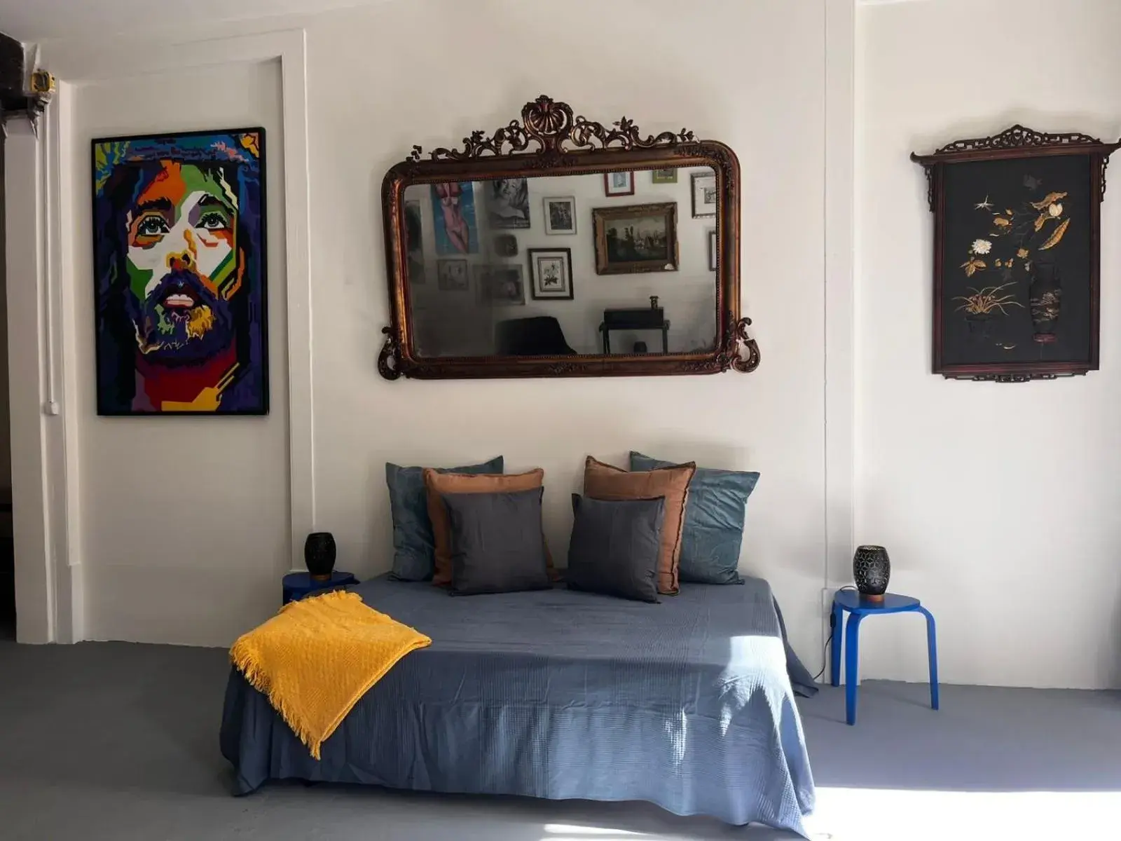 Bed in Azulejos Cais Sodré B&B Bed in Azulejos Cais Sodré B&B