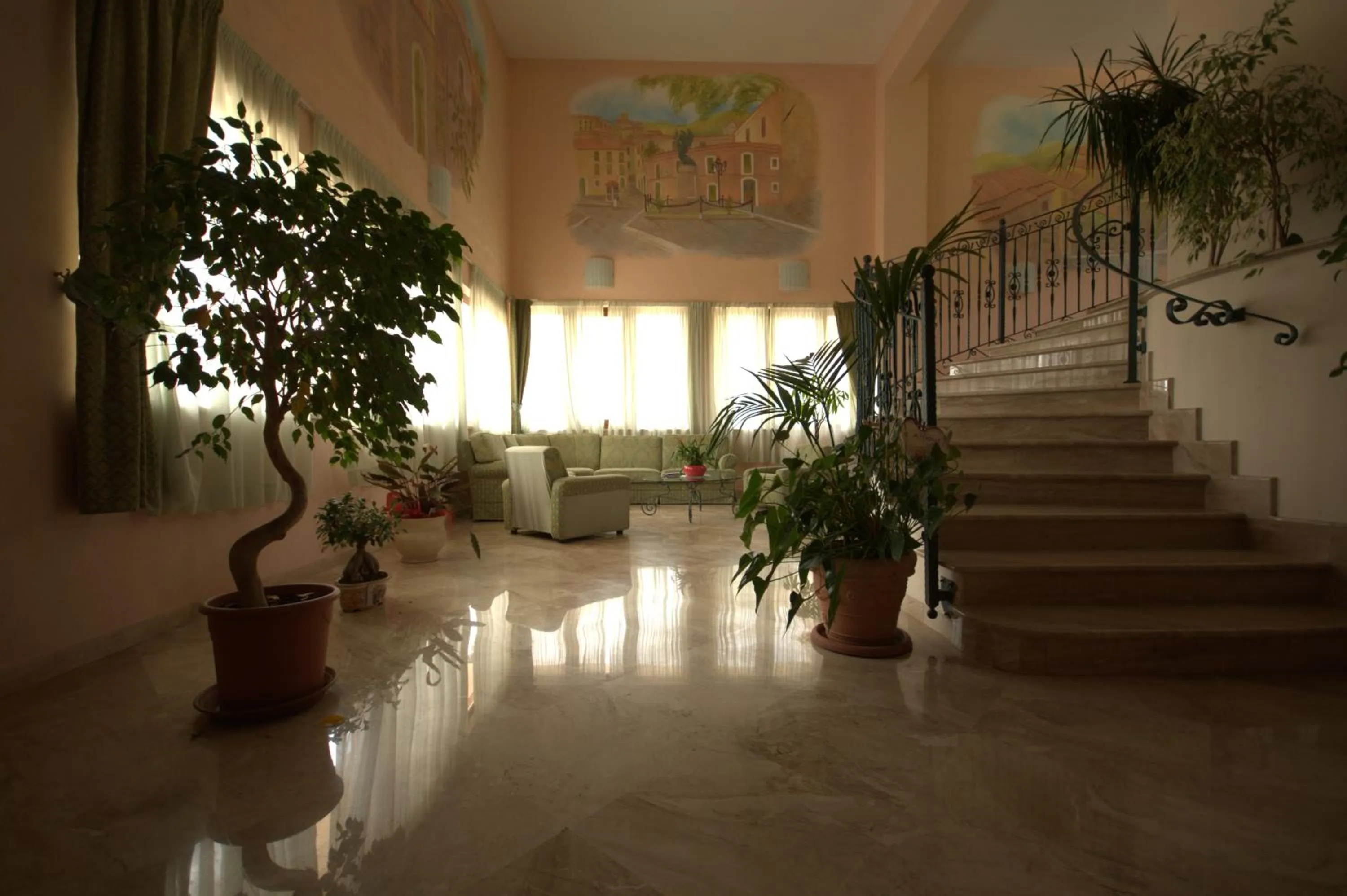 Lobby or reception in Hotel La Grotte