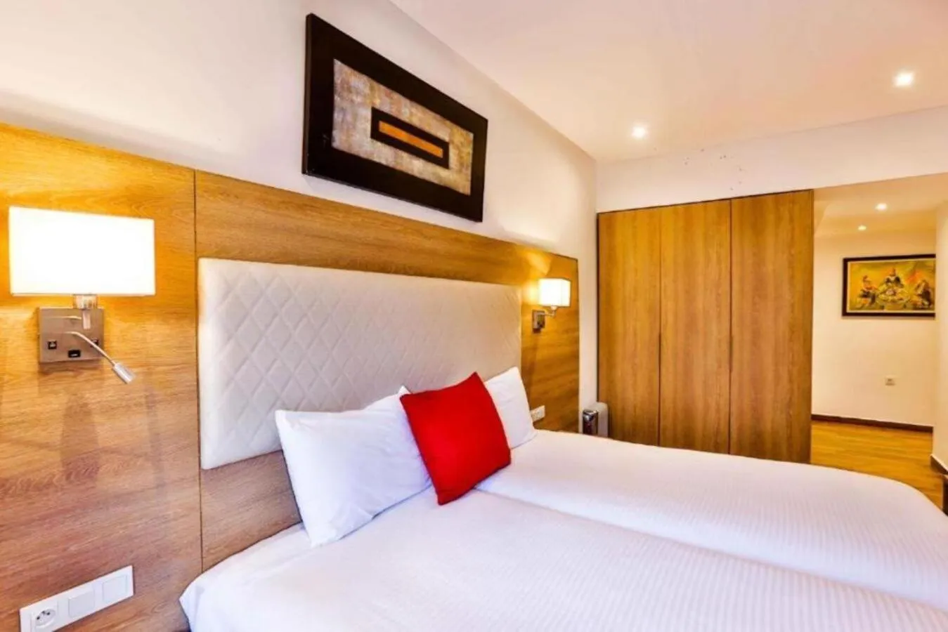 Bed in Hôtel Mechouar Plaza