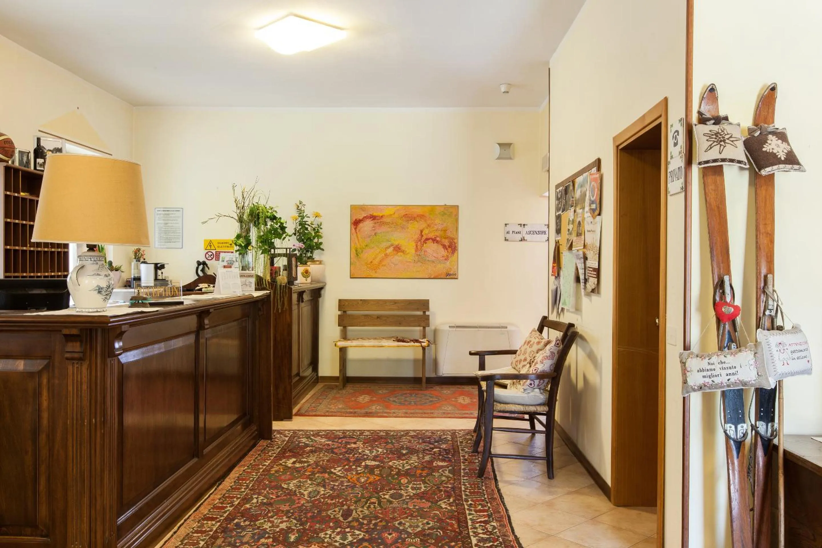 Lobby or reception in Hotel Fabbrini