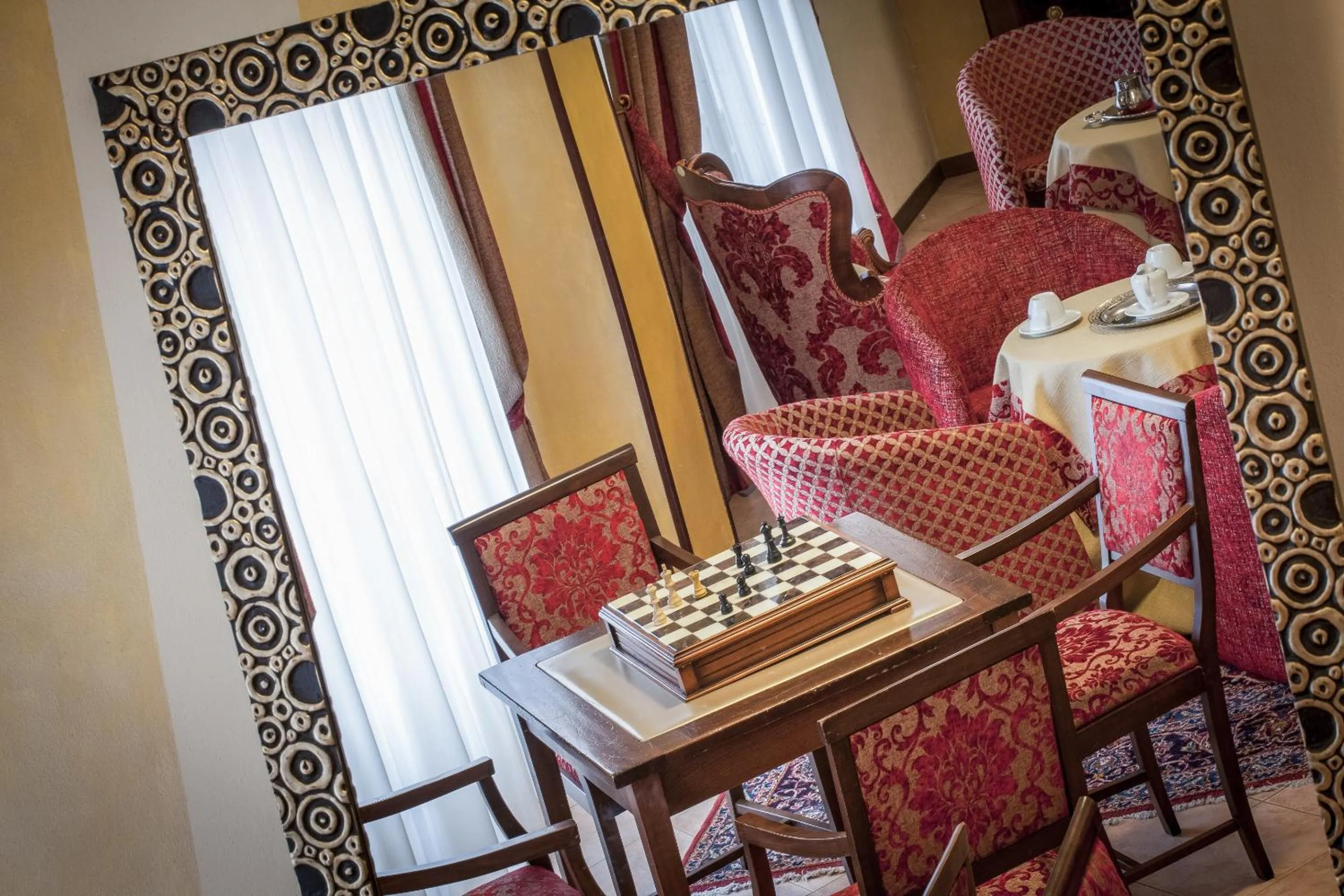 Communal lounge/ TV room in Hotel Fabbrini