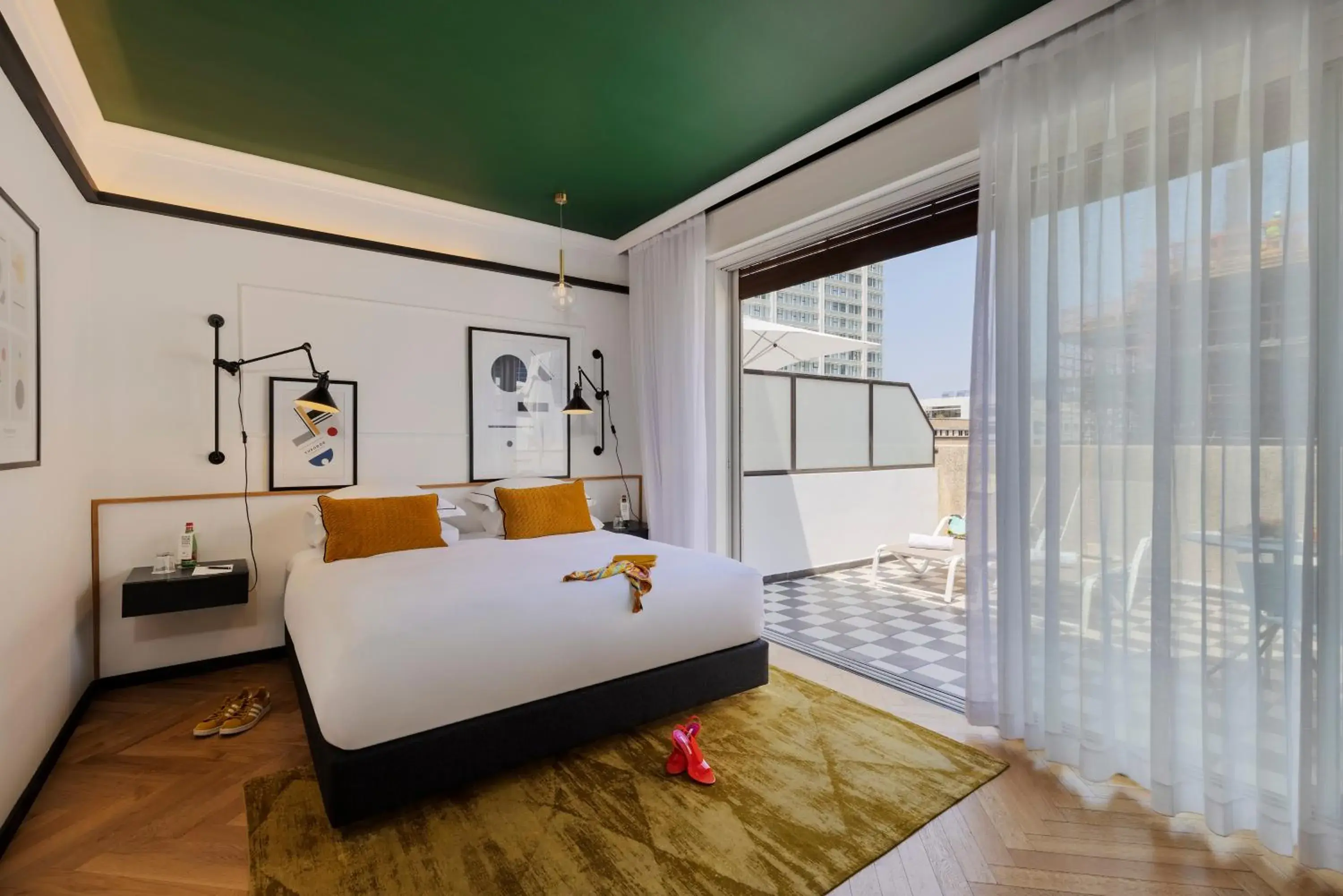 Terrace Room - single occupancy in Theodor Brown Rothschild Tel-Aviv, a member of Brown Hotels Terrace Room - single occupancy in Theodor Brown Rothschild Tel-Aviv, a member of Brown Hotels