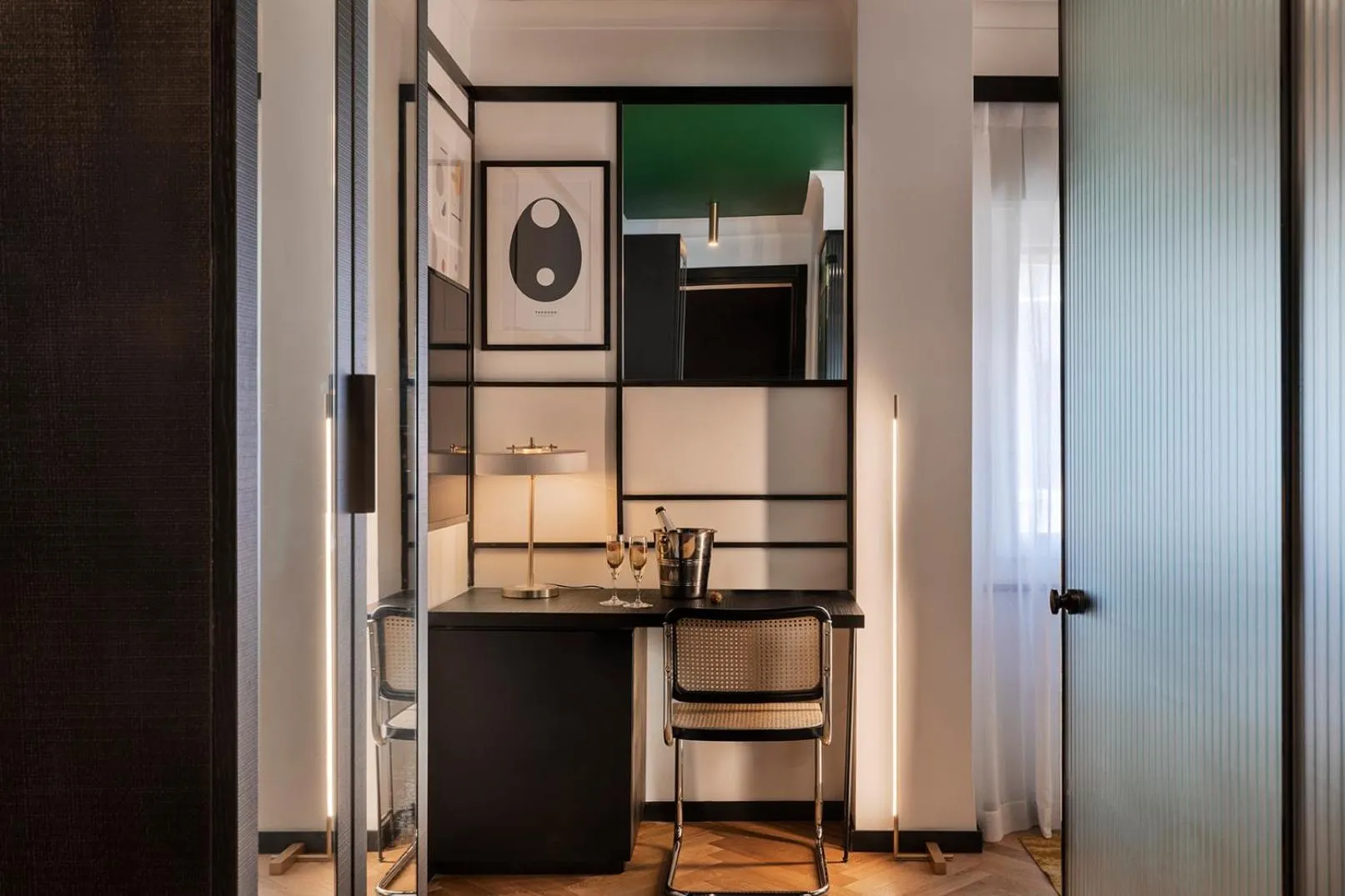 Seating area in Theodor Rothschild Tel-Aviv