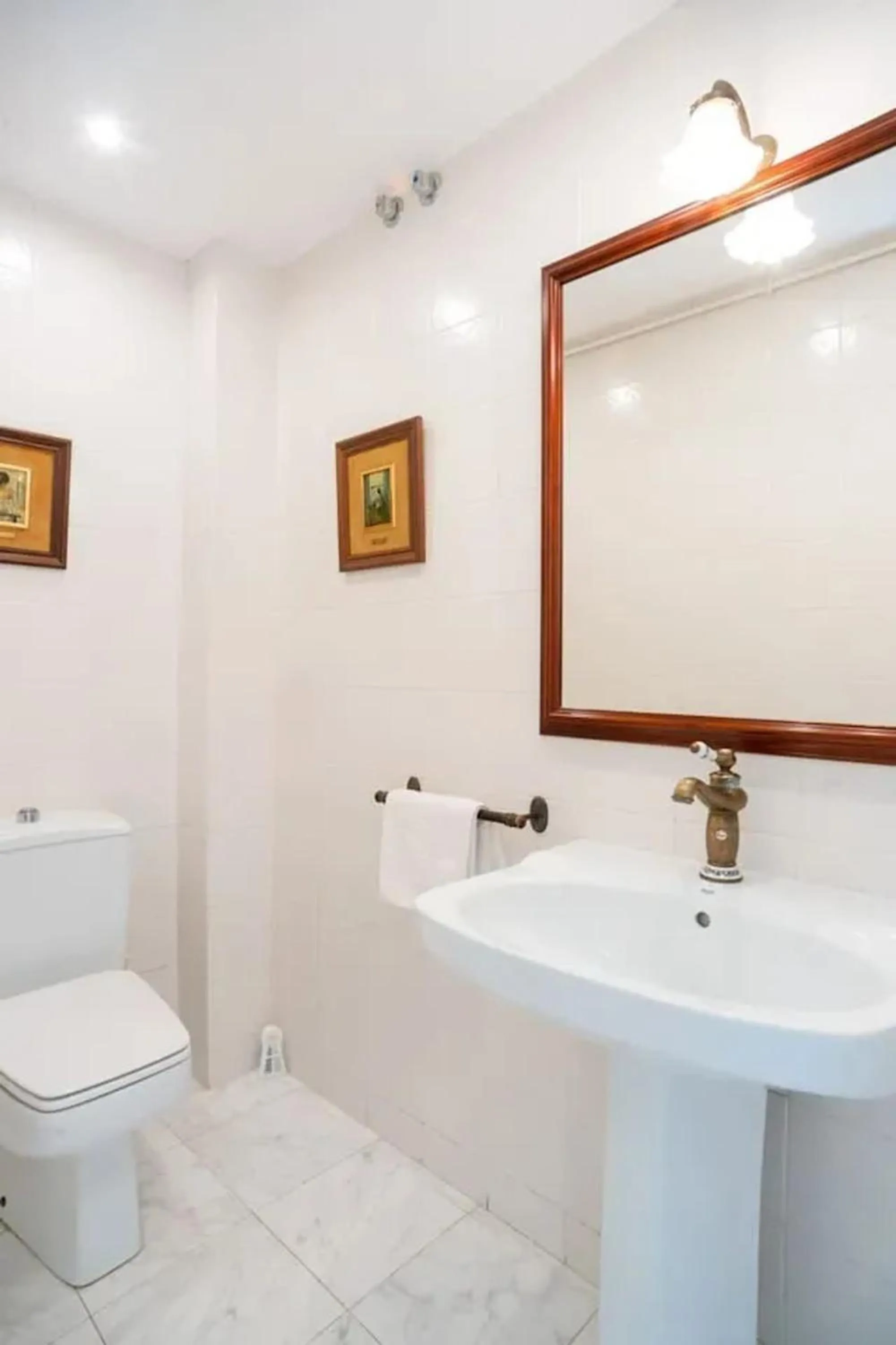 Bathroom in Comfortable House in Sitges with Shared Pool