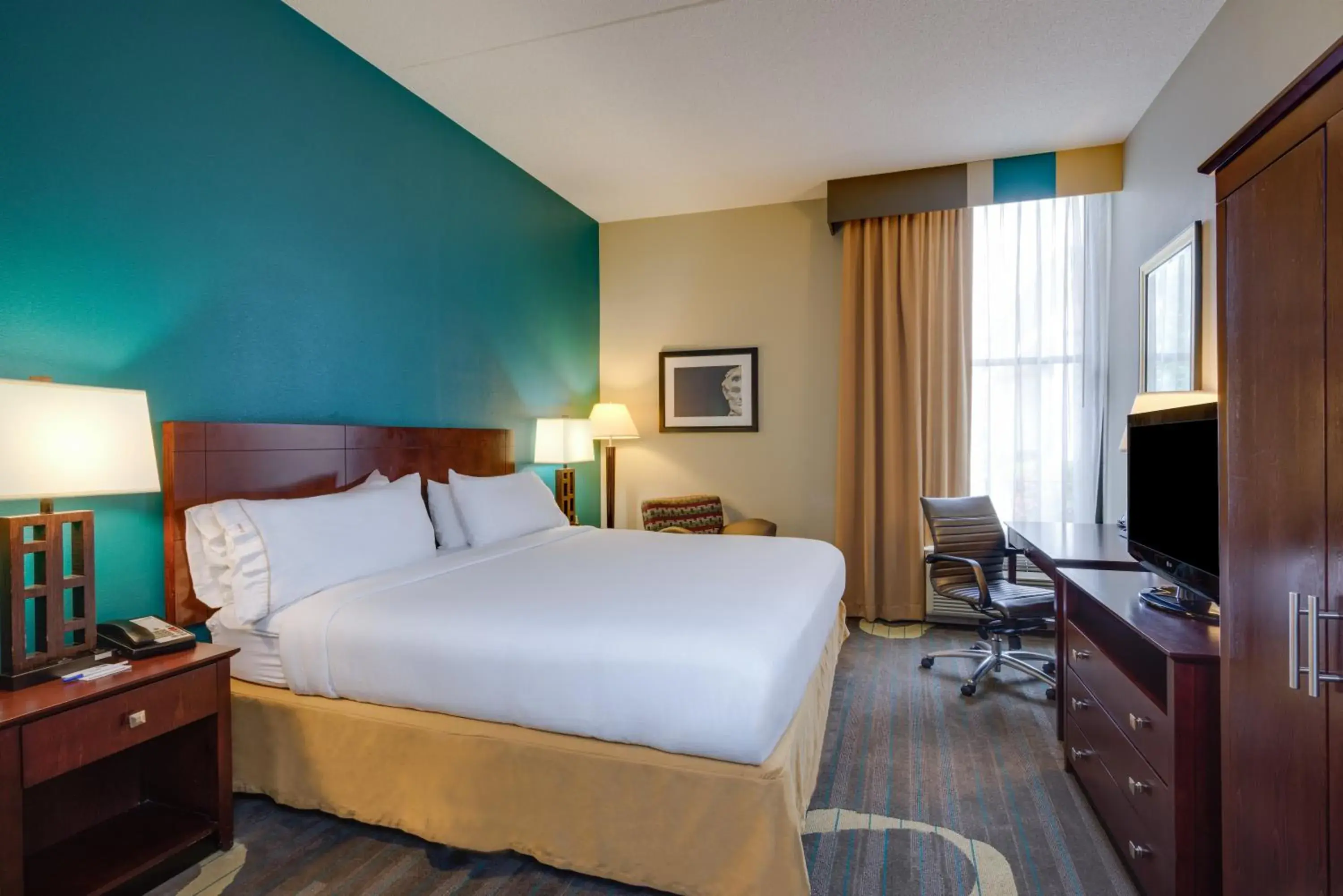Photo of the whole room, Bed in Holiday Inn Express Washington DC East- Andrews AFB by IHG Photo of the whole room, Bed in Holiday Inn Express Washington DC East- Andrews AFB by IHG