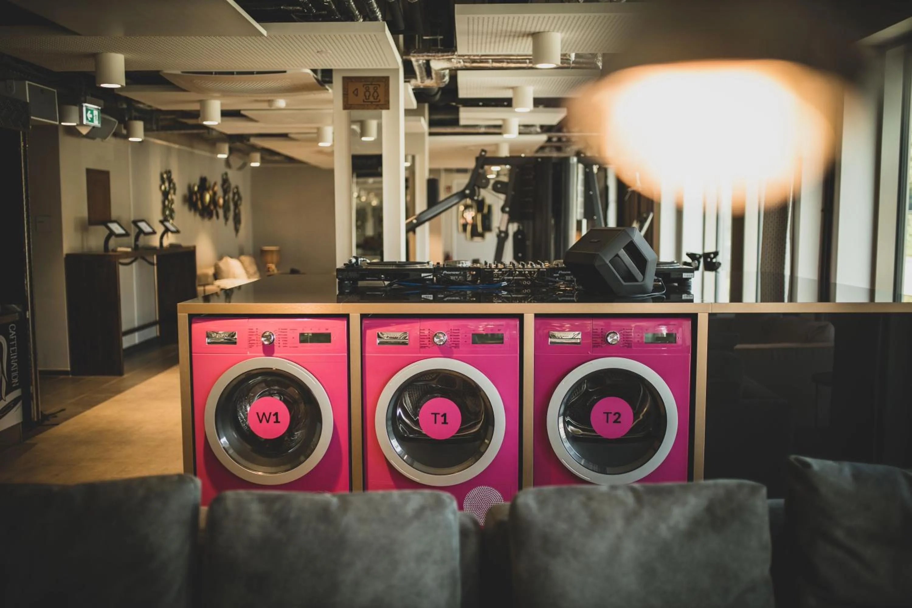 Lobby or reception in MASEVEN München Messe Dornach