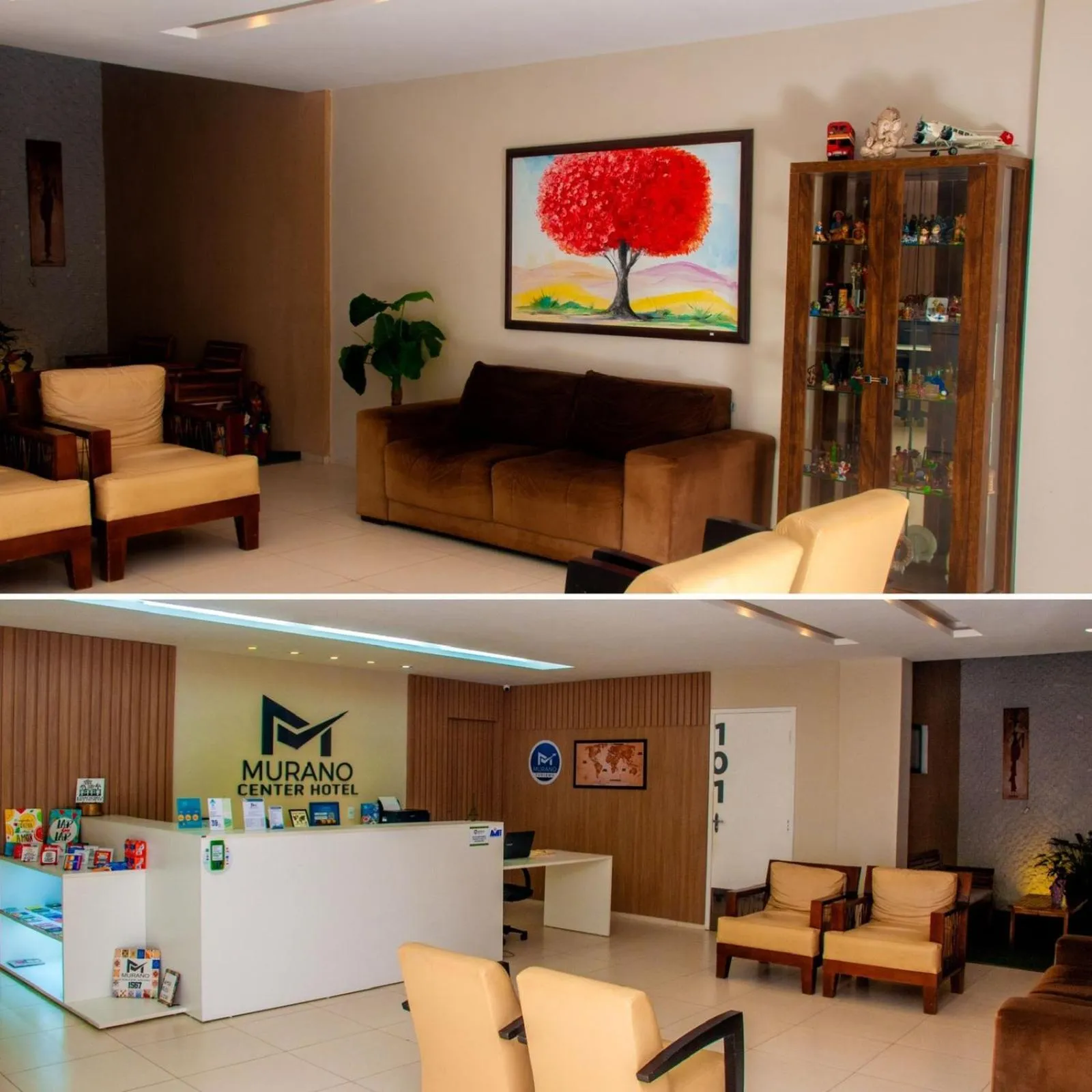 Living room in Murano Center Hotel