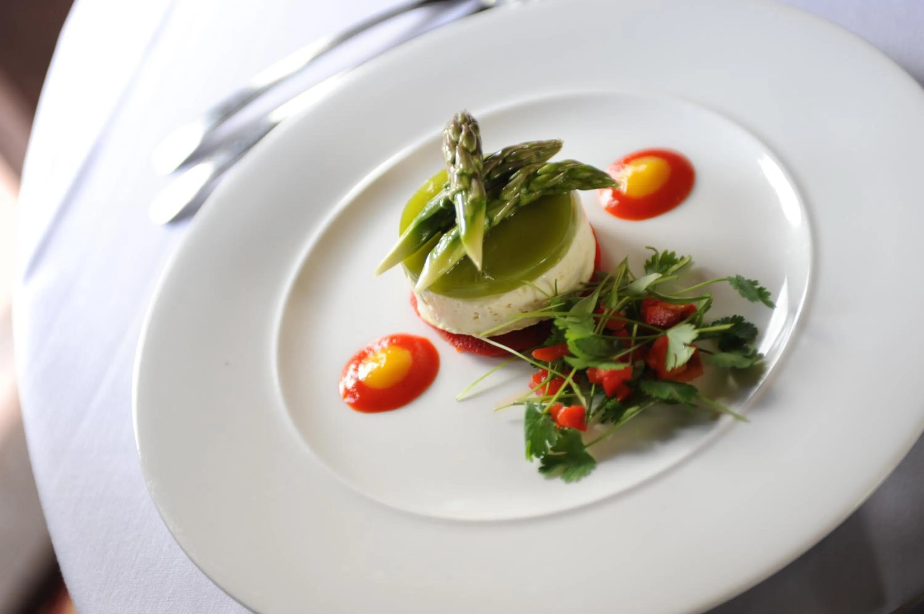 Food close-up in Peckforton Castle