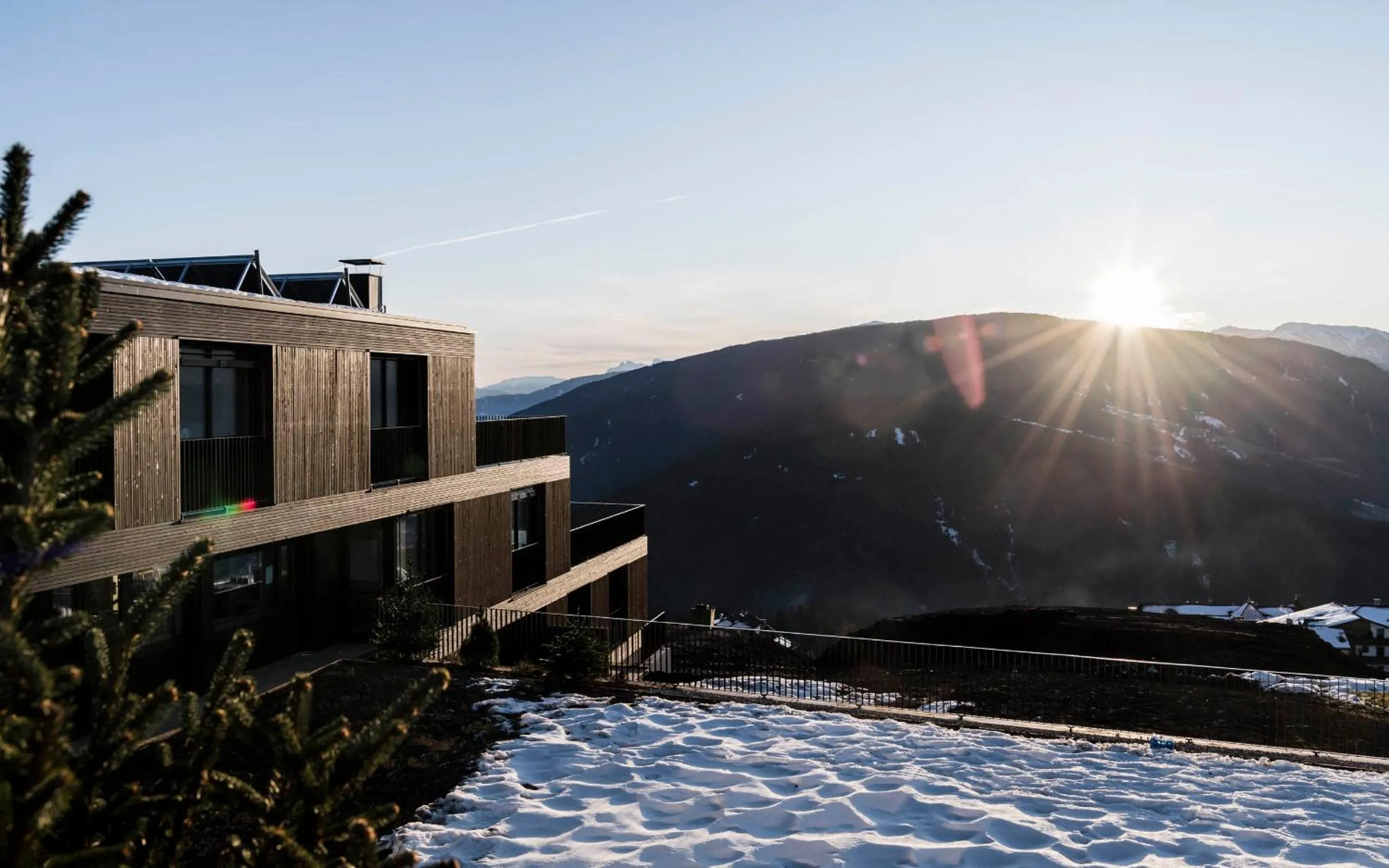 Facade/entrance in Aparthotel Panorama Living Dolomites
