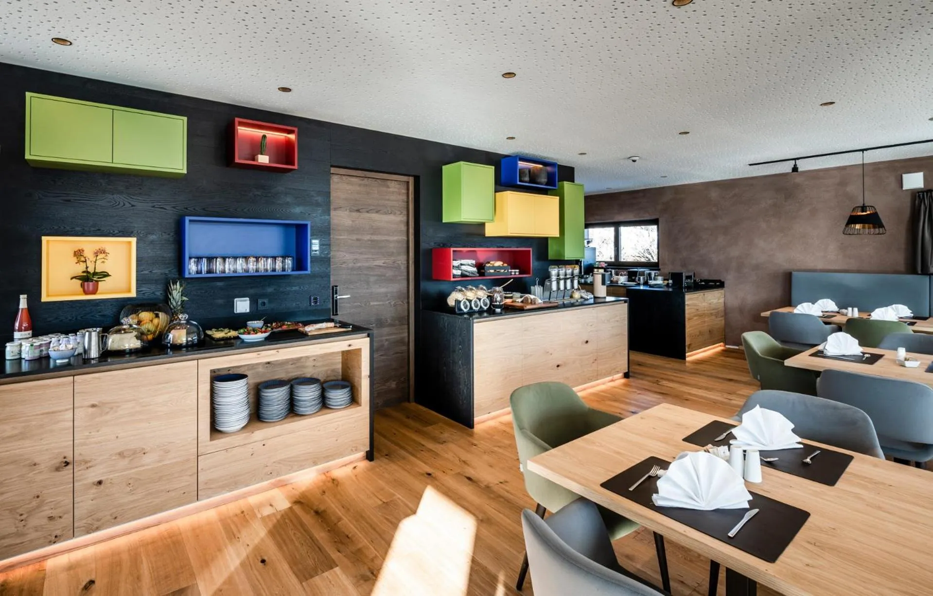 Dining area in Aparthotel Panorama Living Dolomites