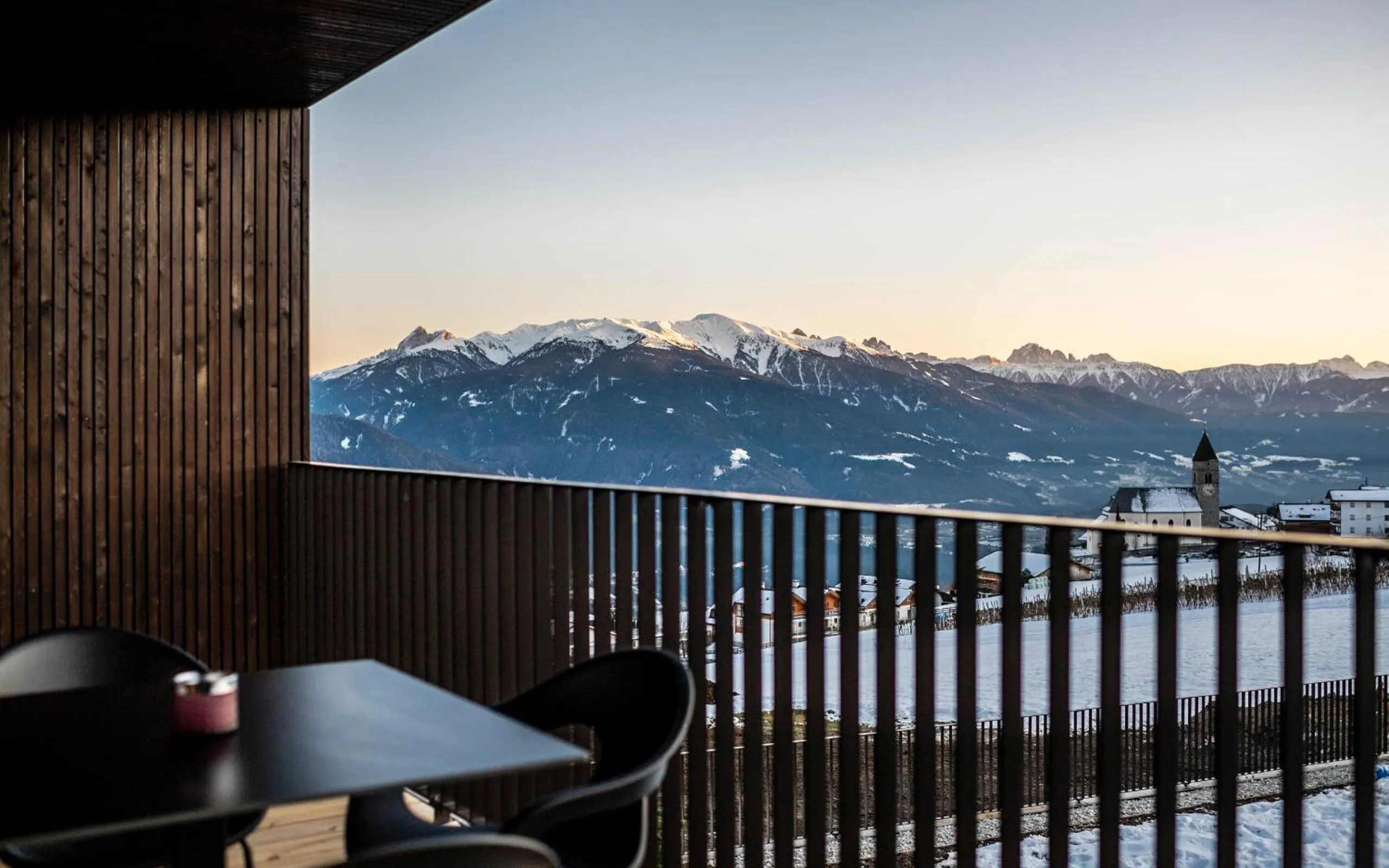 Balcony/Terrace in Aparthotel Panorama Living Dolomites