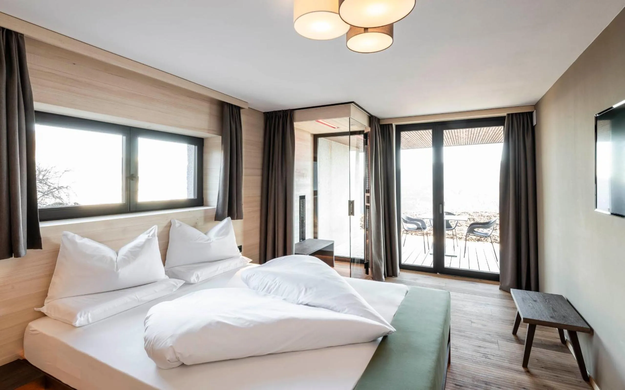 Bedroom, Bed in Aparthotel Panorama Living Dolomites