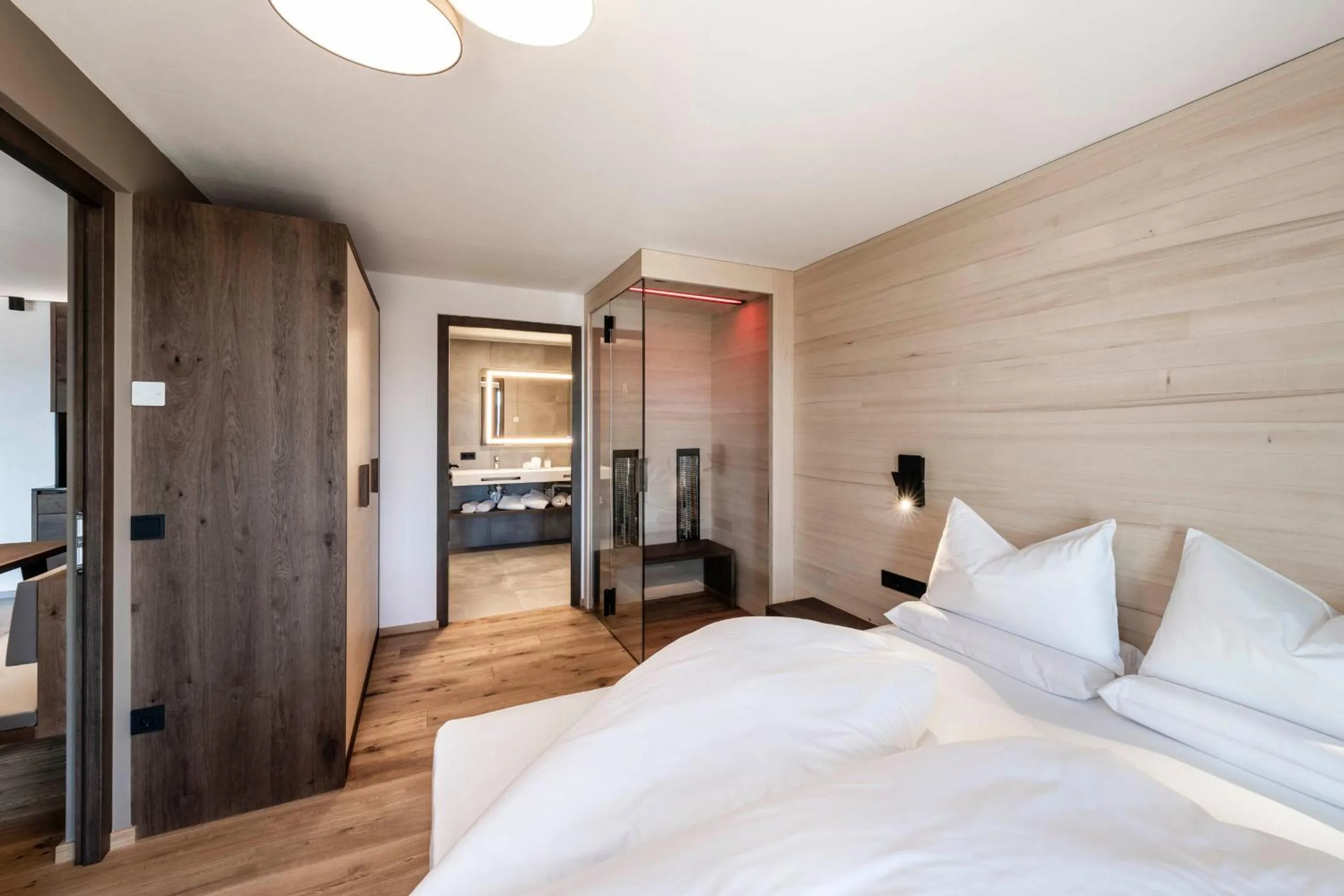 Bed in Aparthotel Panorama Living Dolomites