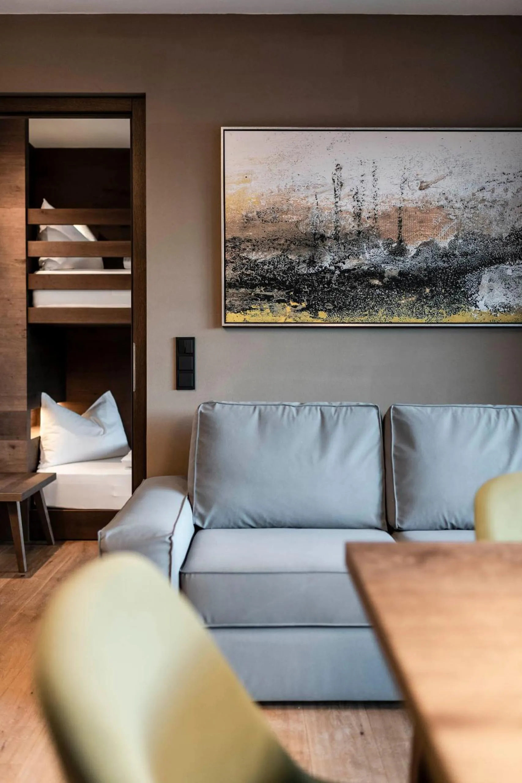 Living room in Aparthotel Panorama Living Dolomites