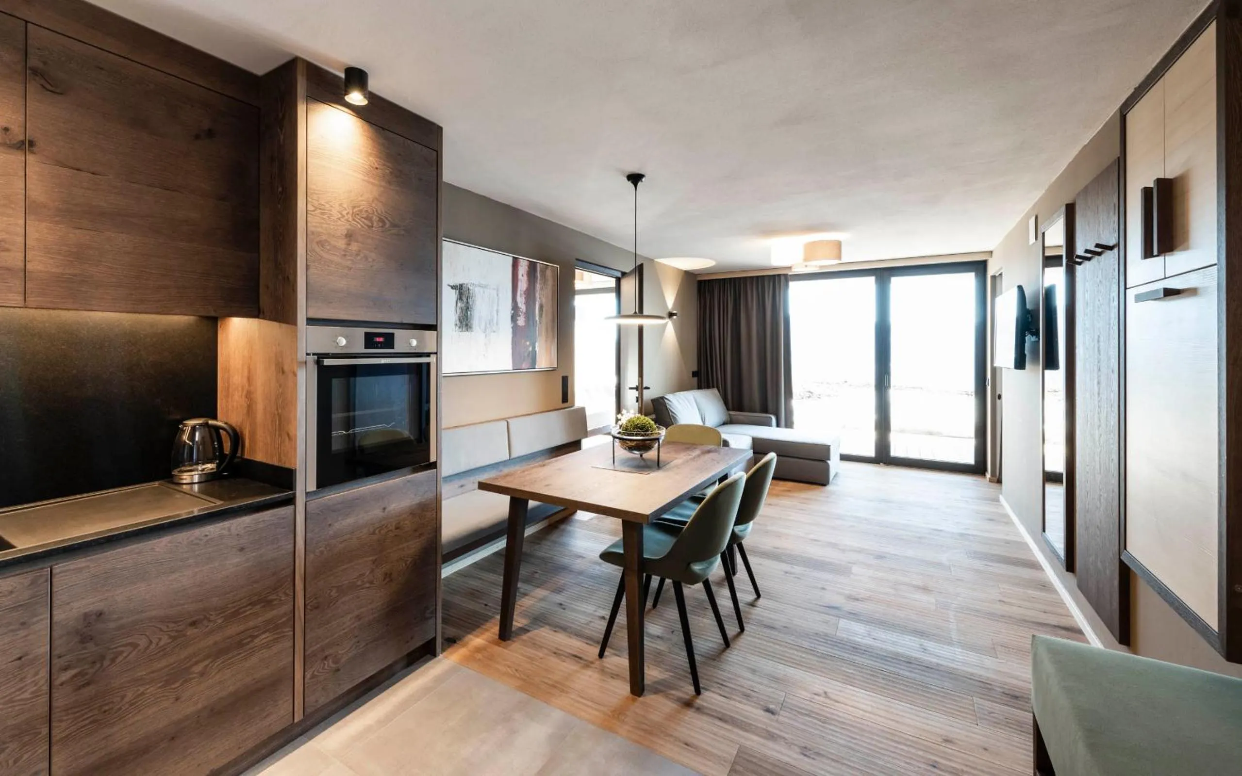 Living room in Aparthotel Panorama Living Dolomites