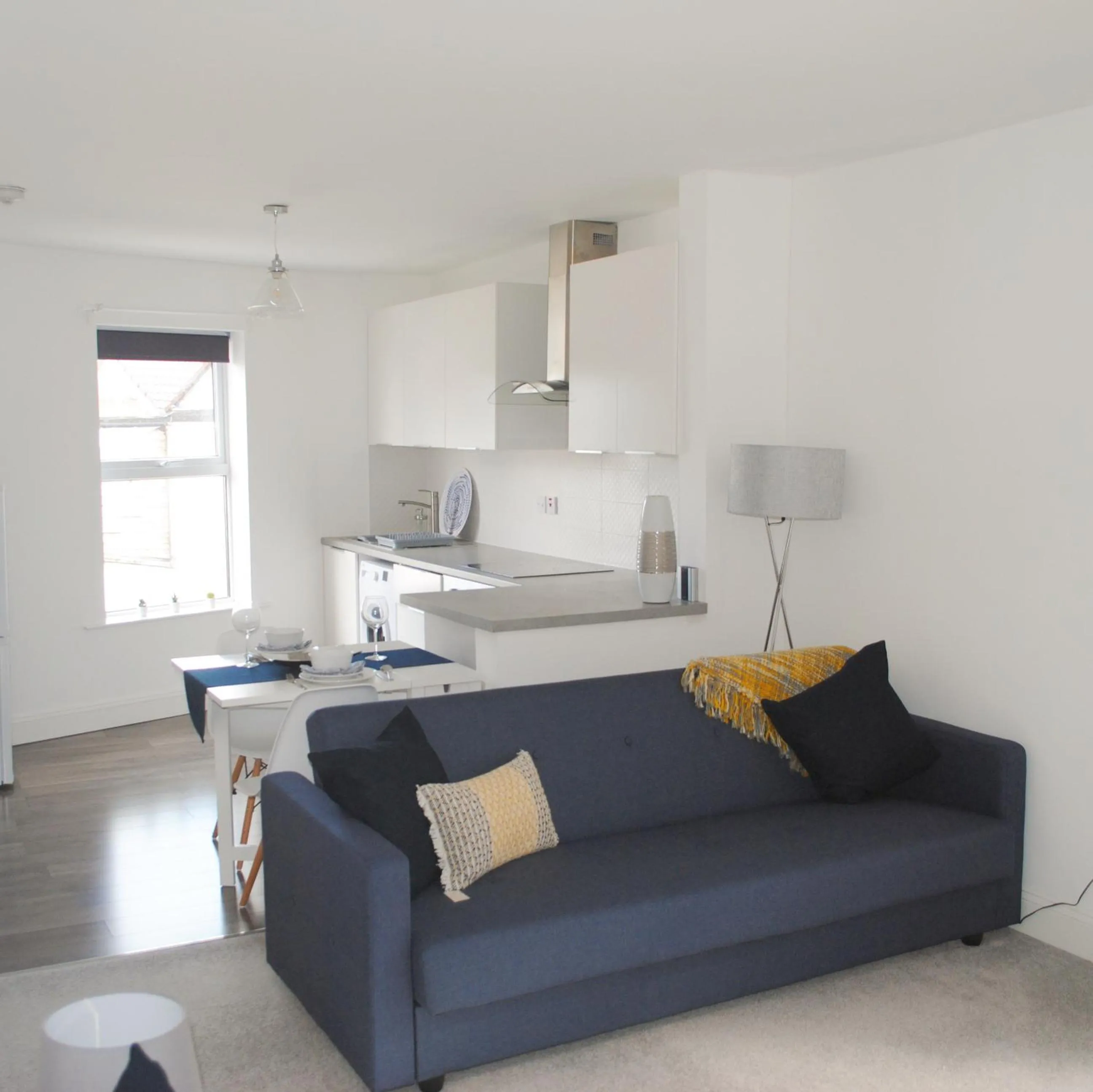 Living room in Bellevue Apartment