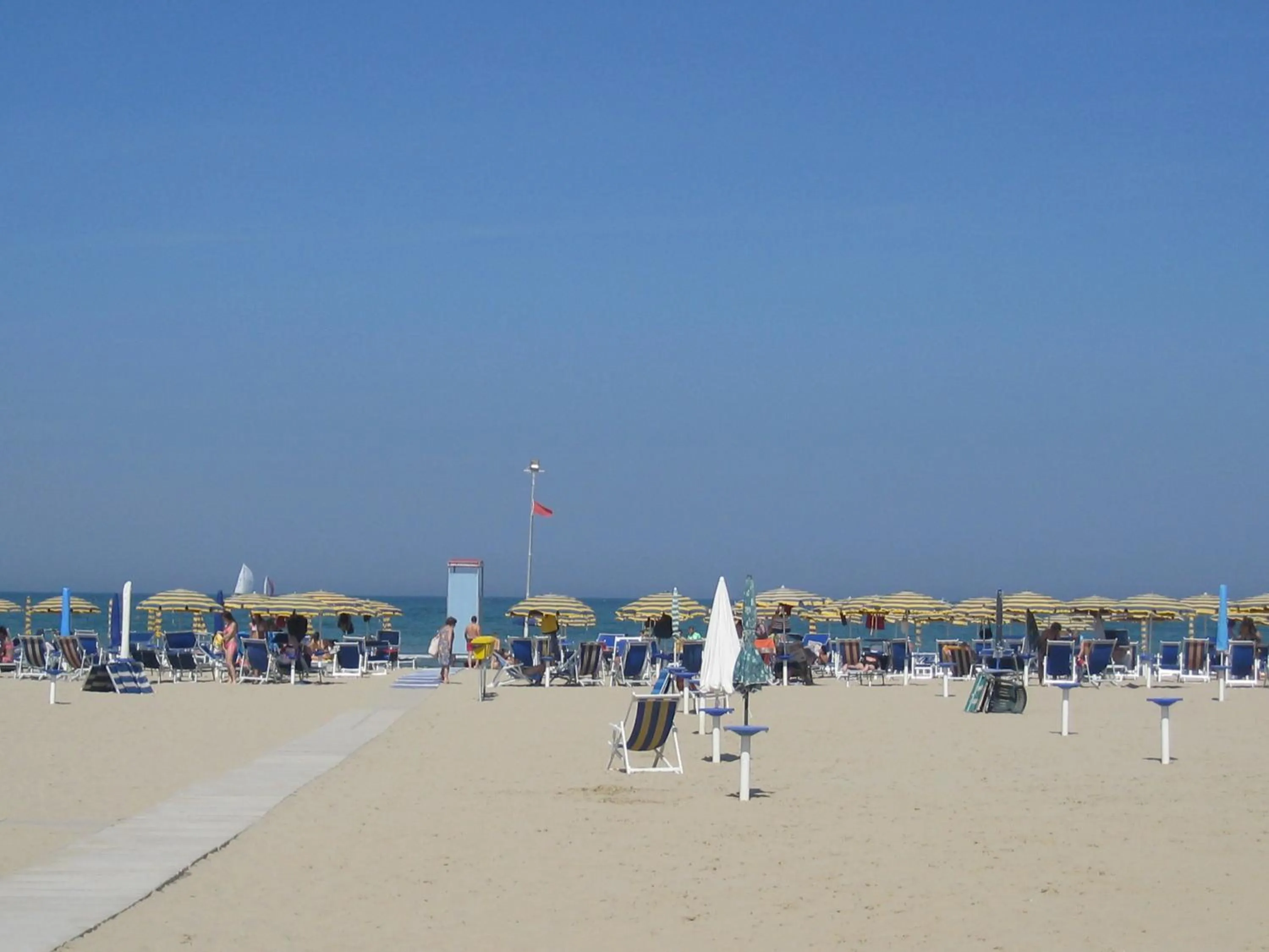 Beach in Hotel Miramare