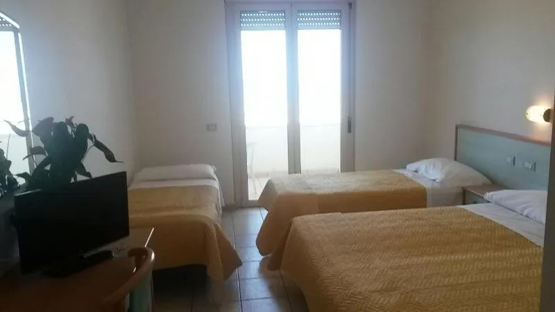 Bed in Hotel Miramare