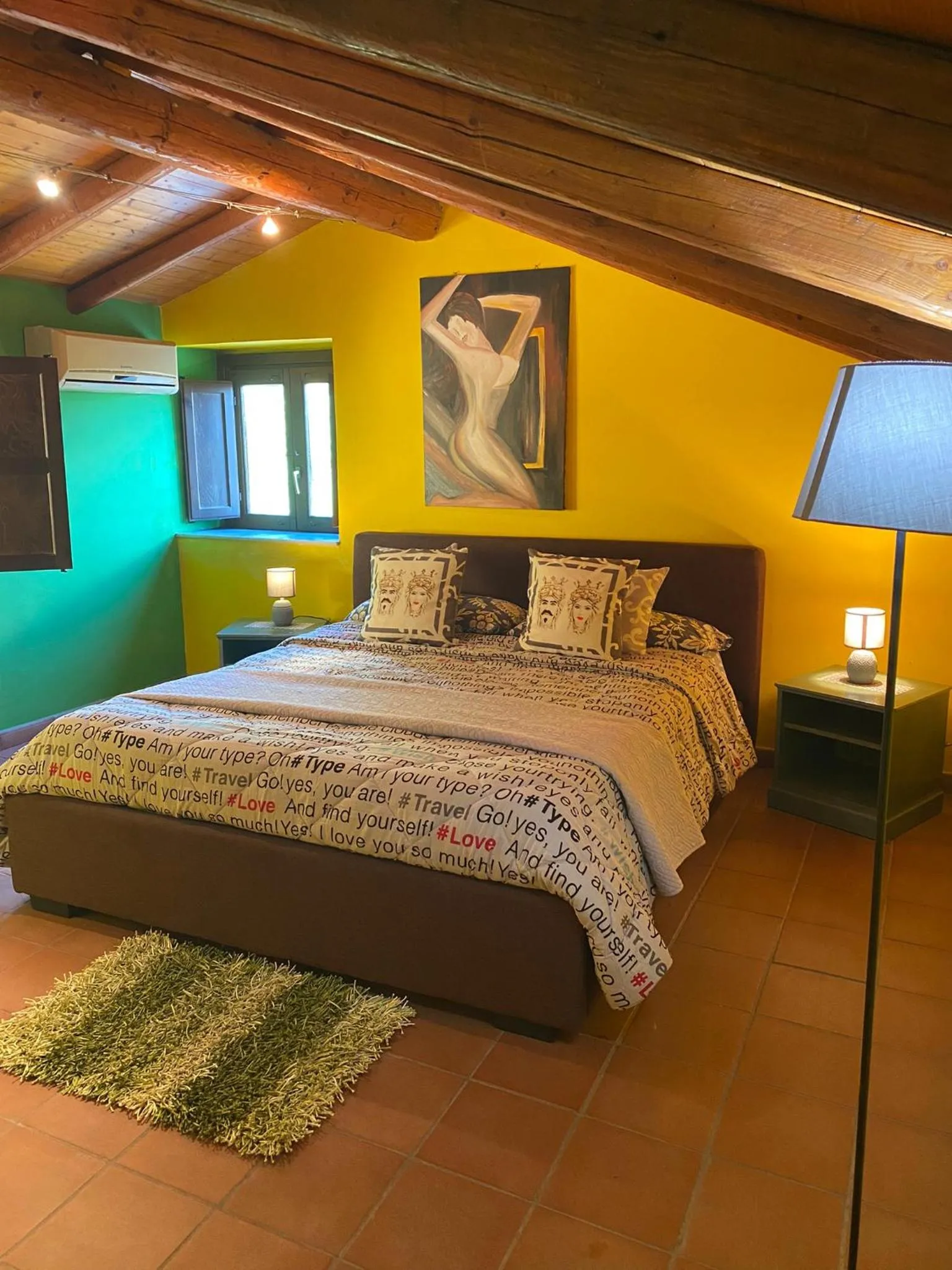 Bedroom, Bed in Oasi Del Fiumefreddo
