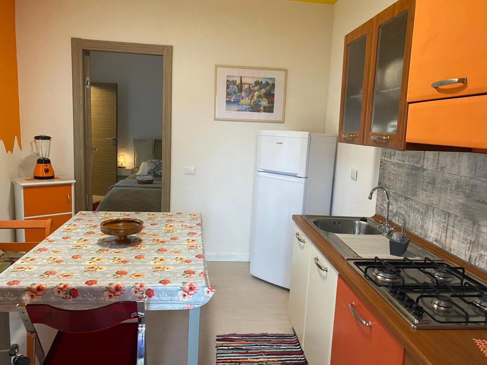Kitchen or kitchenette in Oasi Del Fiumefreddo