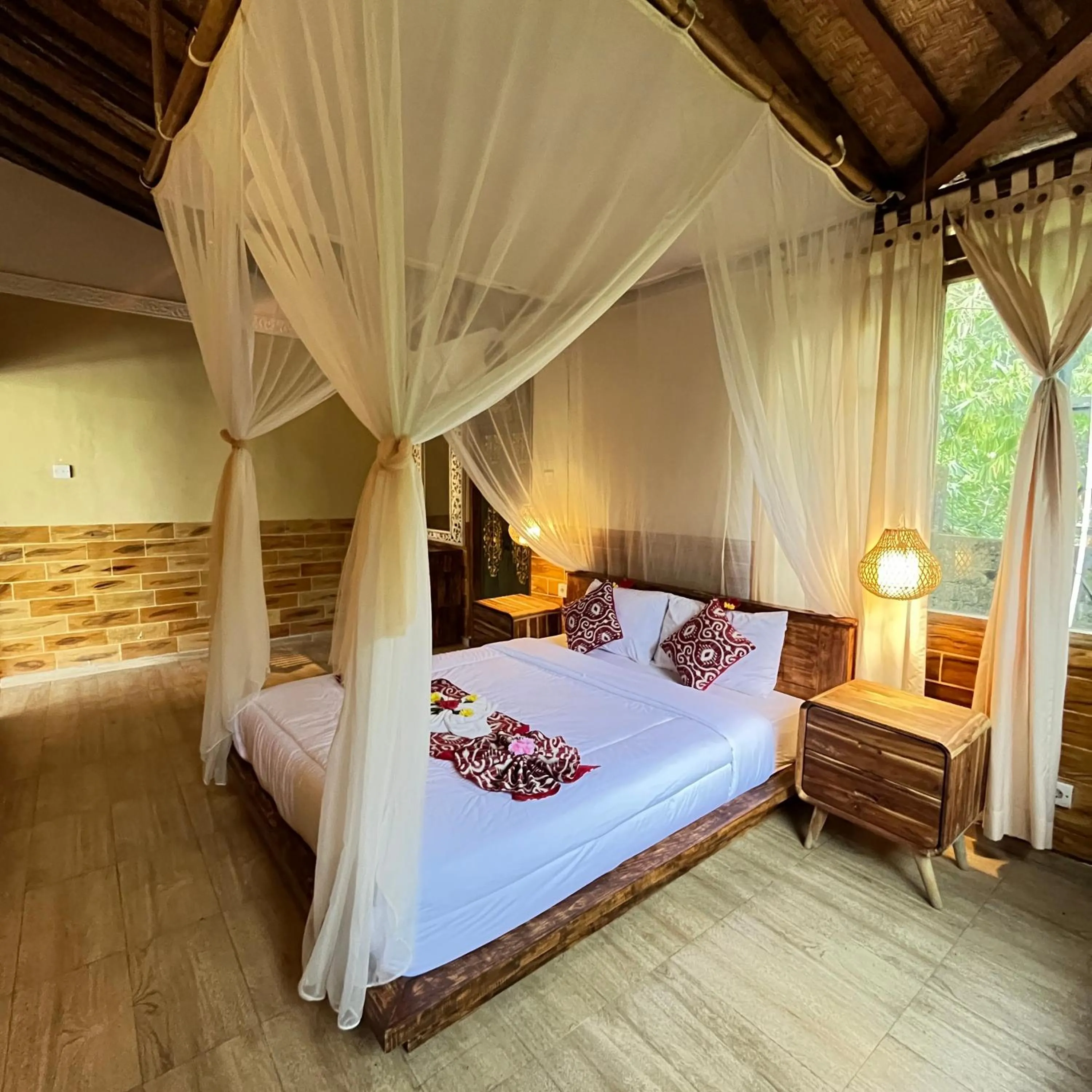 Bedroom, Bed in Yoga Maya Villa