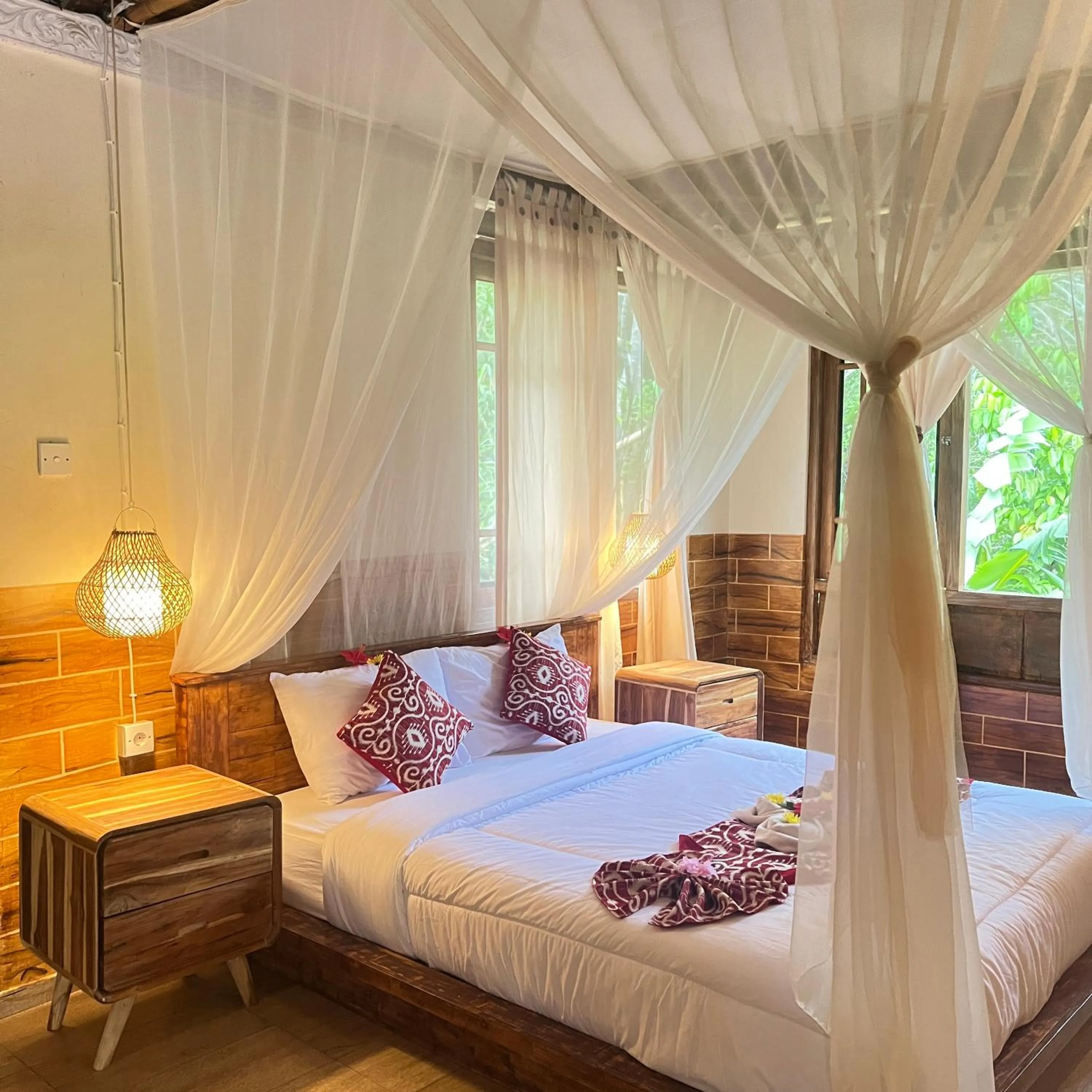 Bedroom, Bed in Yoga Maya Villa