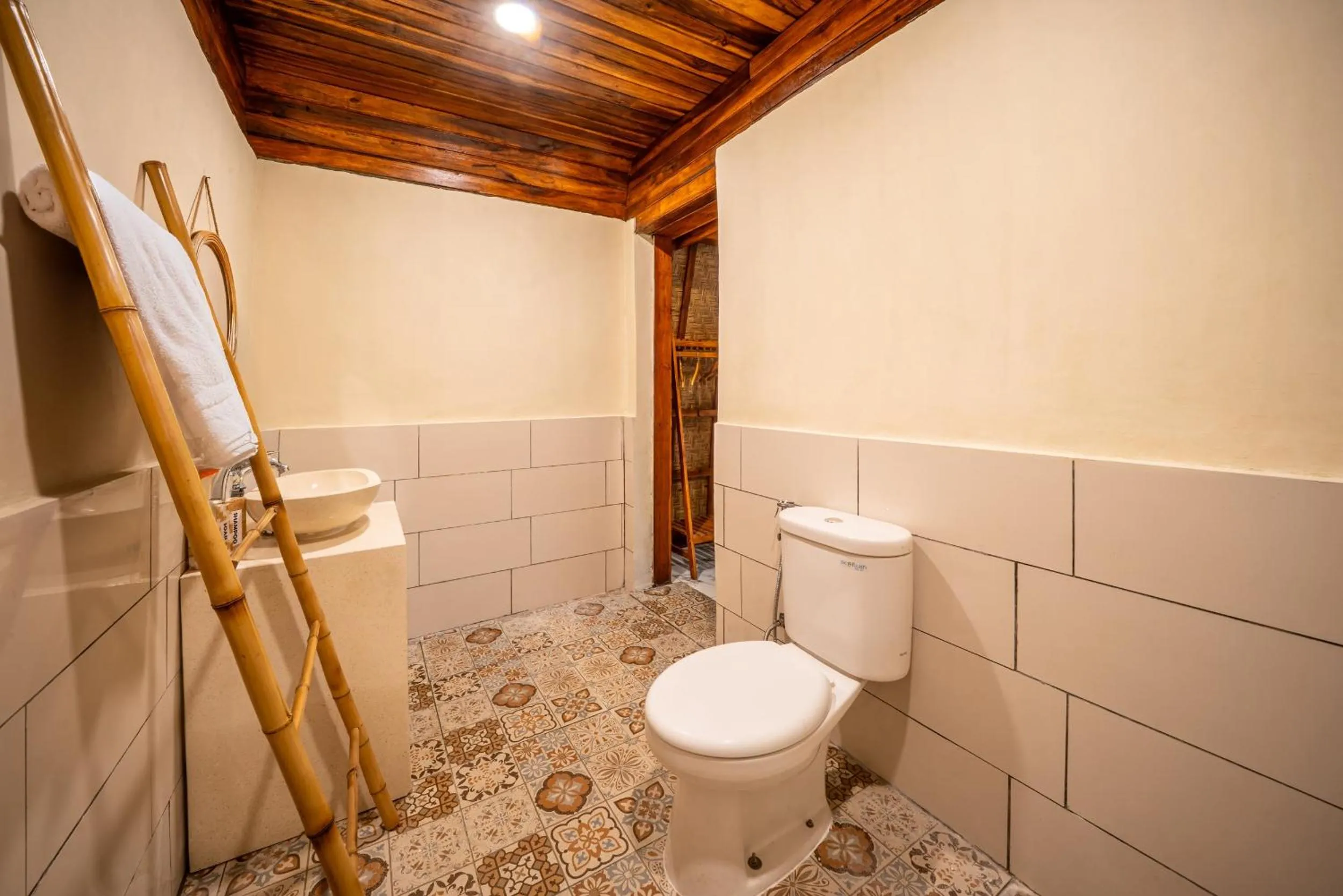 bidet in Yoga Maya Villa
