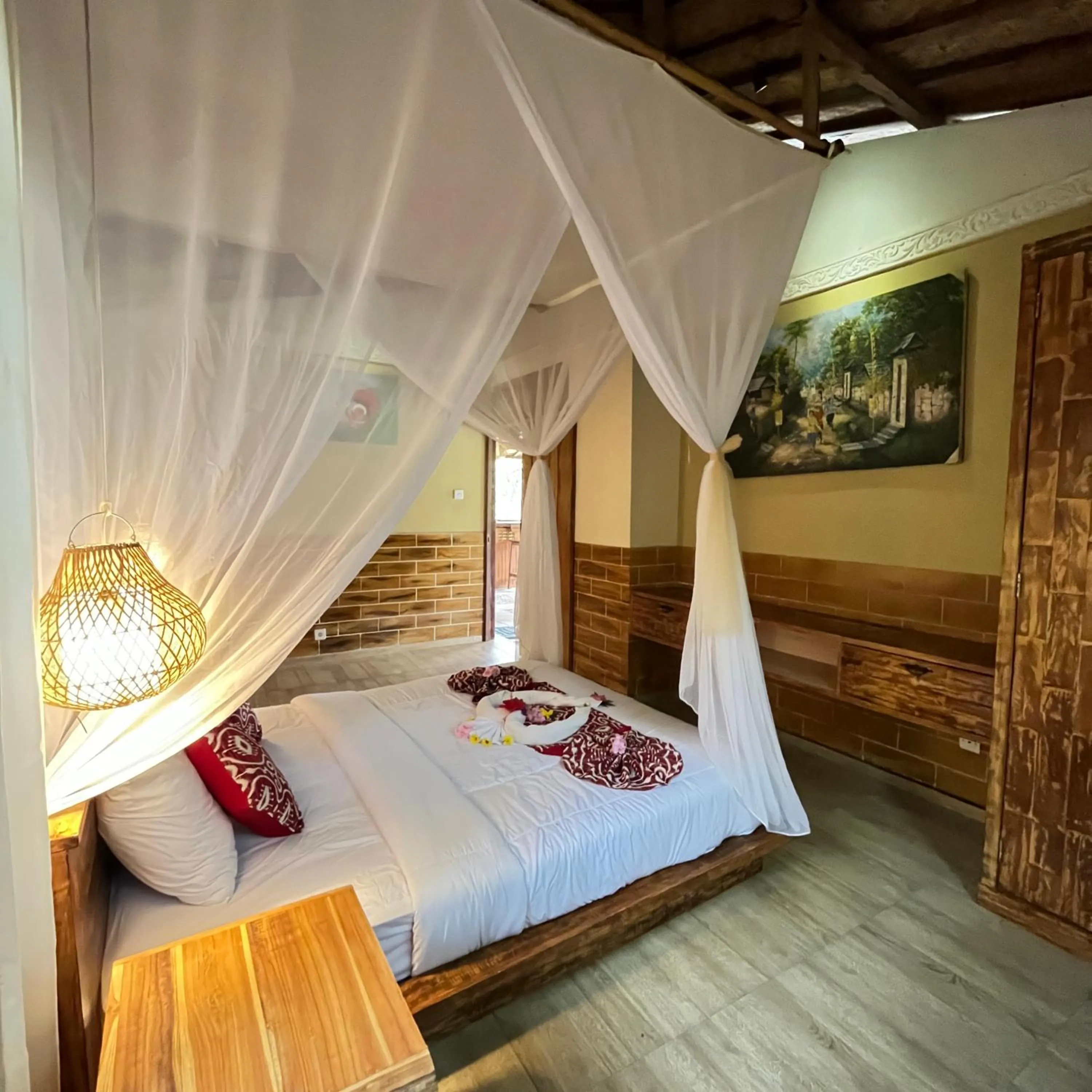 Bedroom, Bed in Yoga Maya Villa