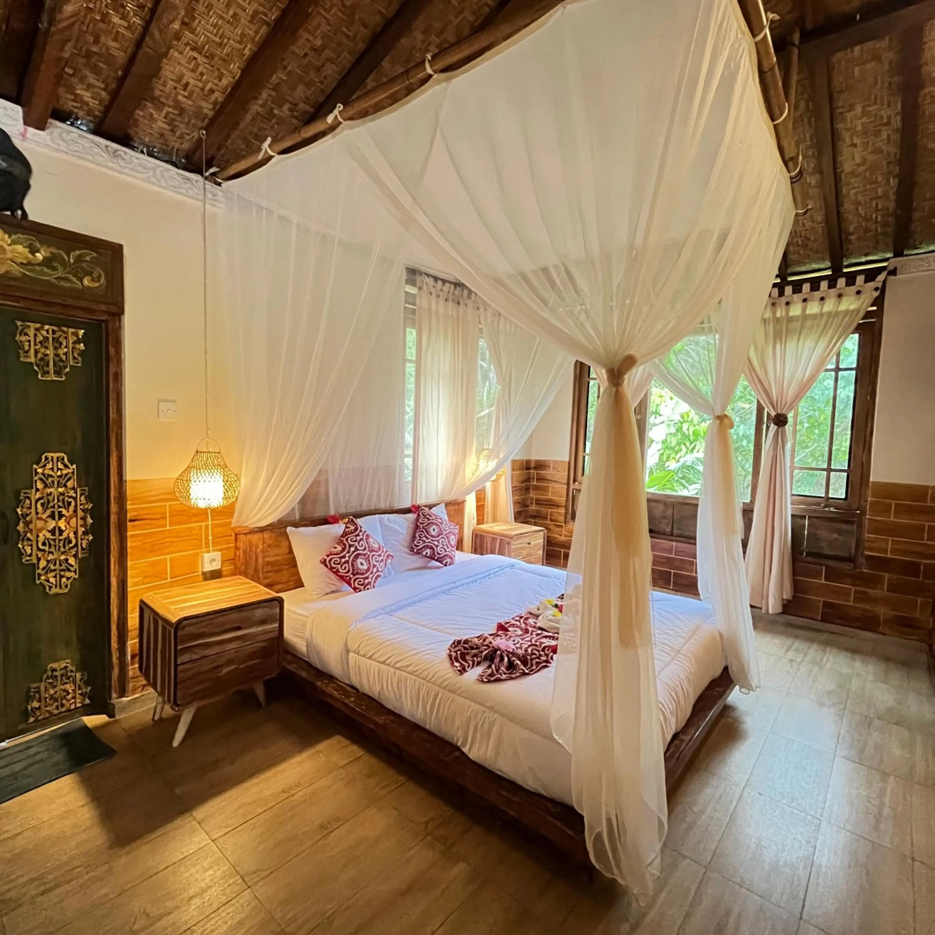 Bedroom, Bed in Yoga Maya Villa