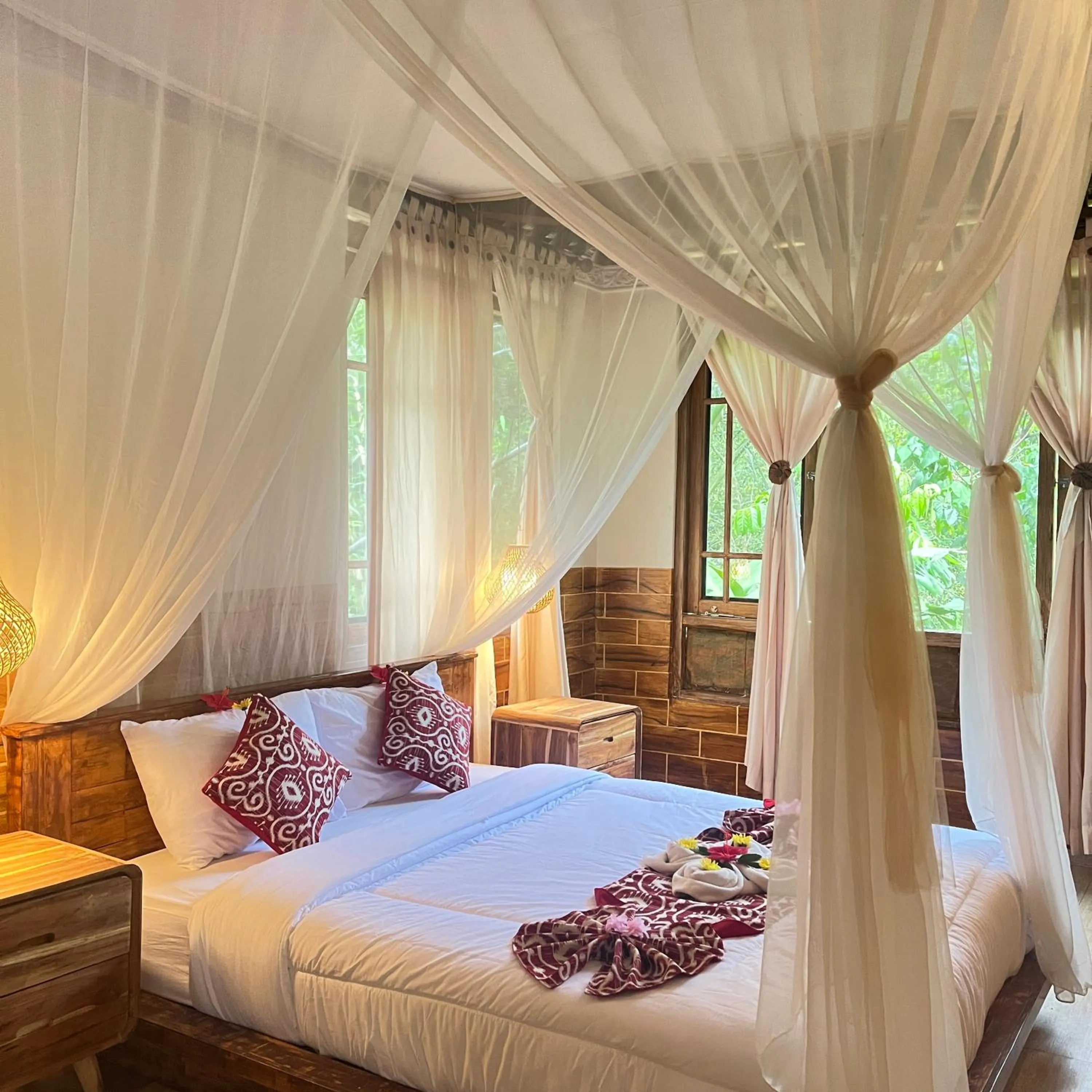 Bedroom, Bed in Yoga Maya Villa
