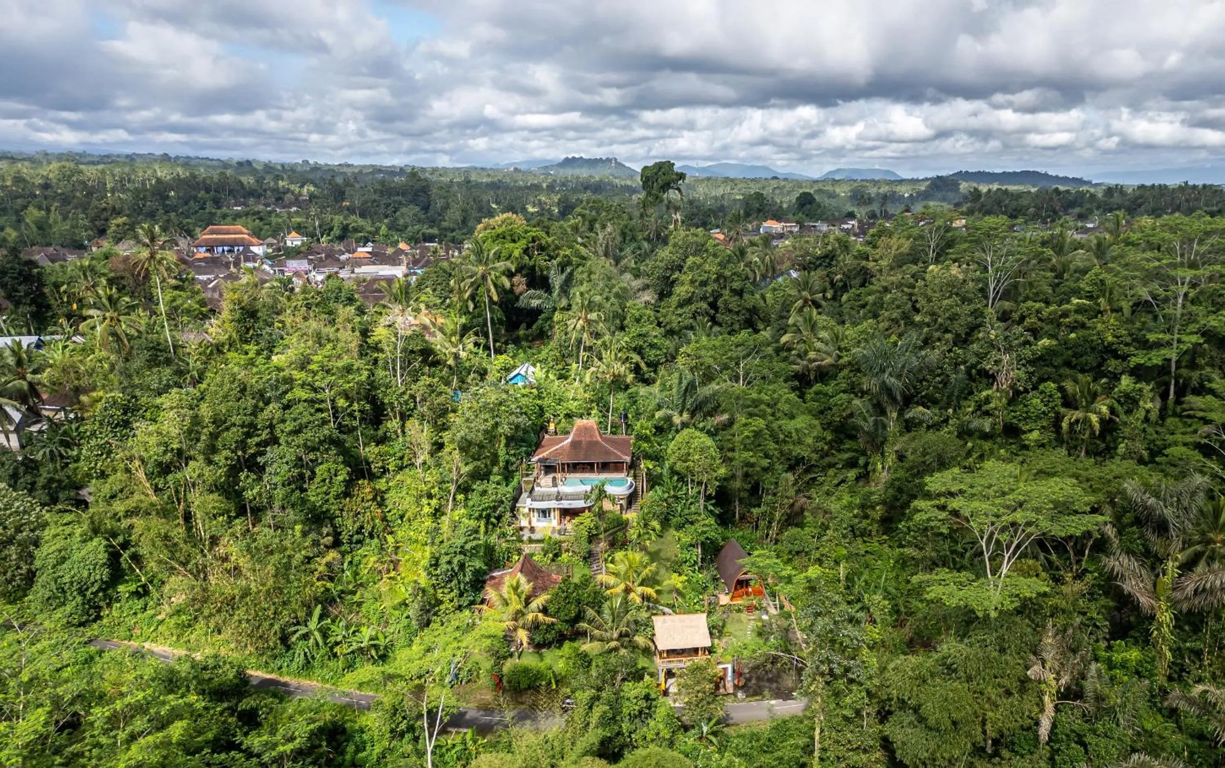 Natural landscape in Yoga Maya Villa