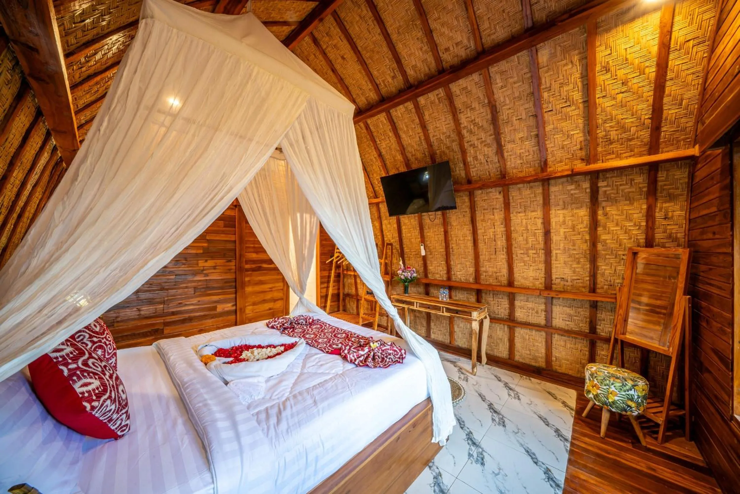 Bedroom, Bed in Yoga Maya Villa