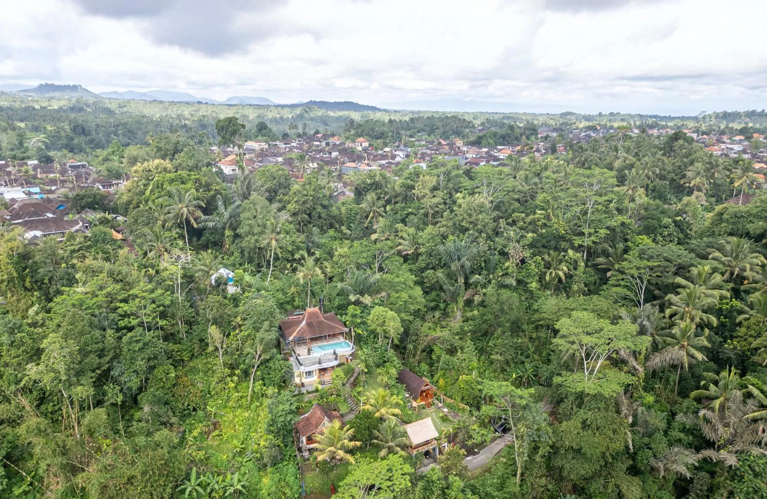 Natural landscape in Yoga Maya Villa