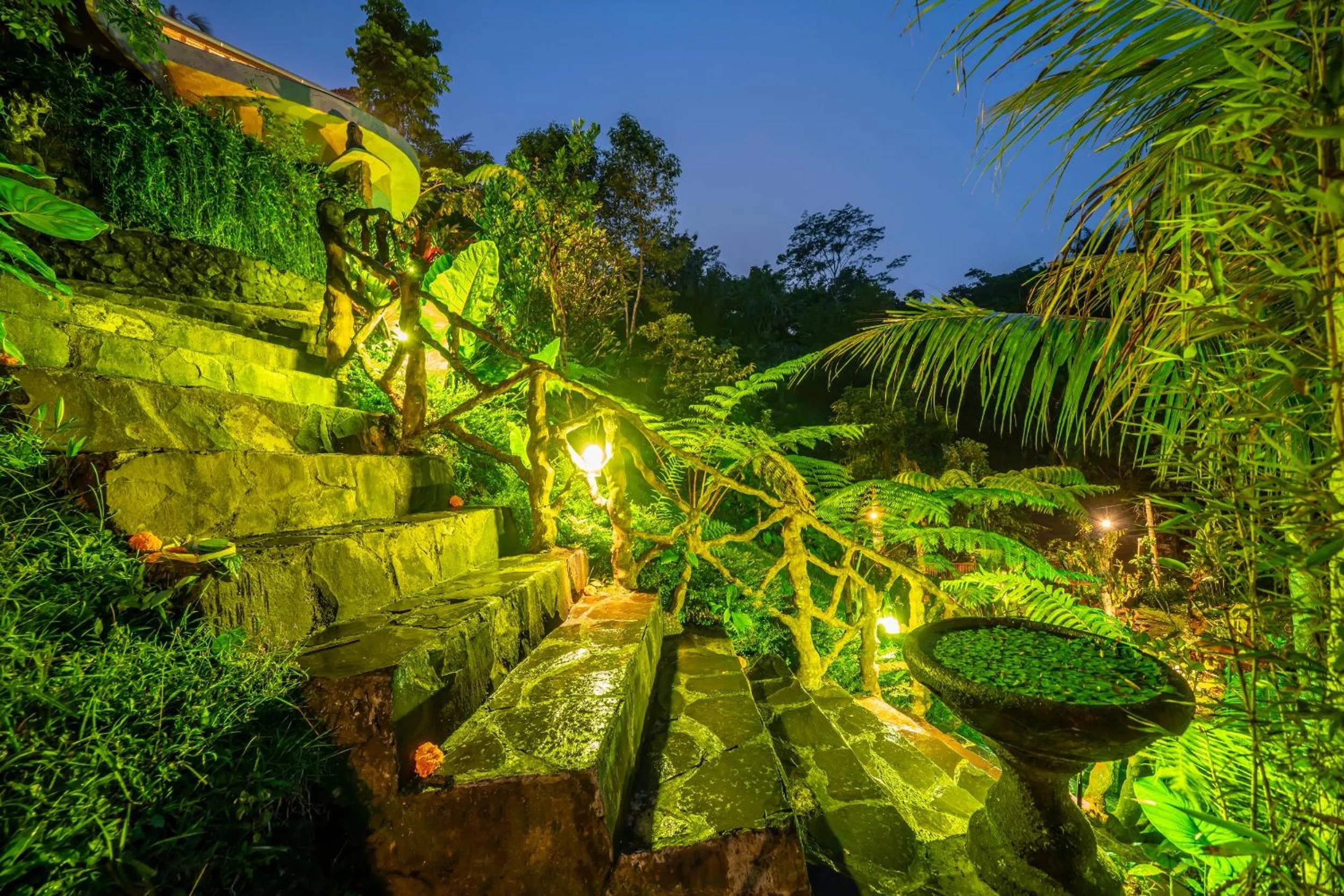 Garden in Yoga Maya Villa