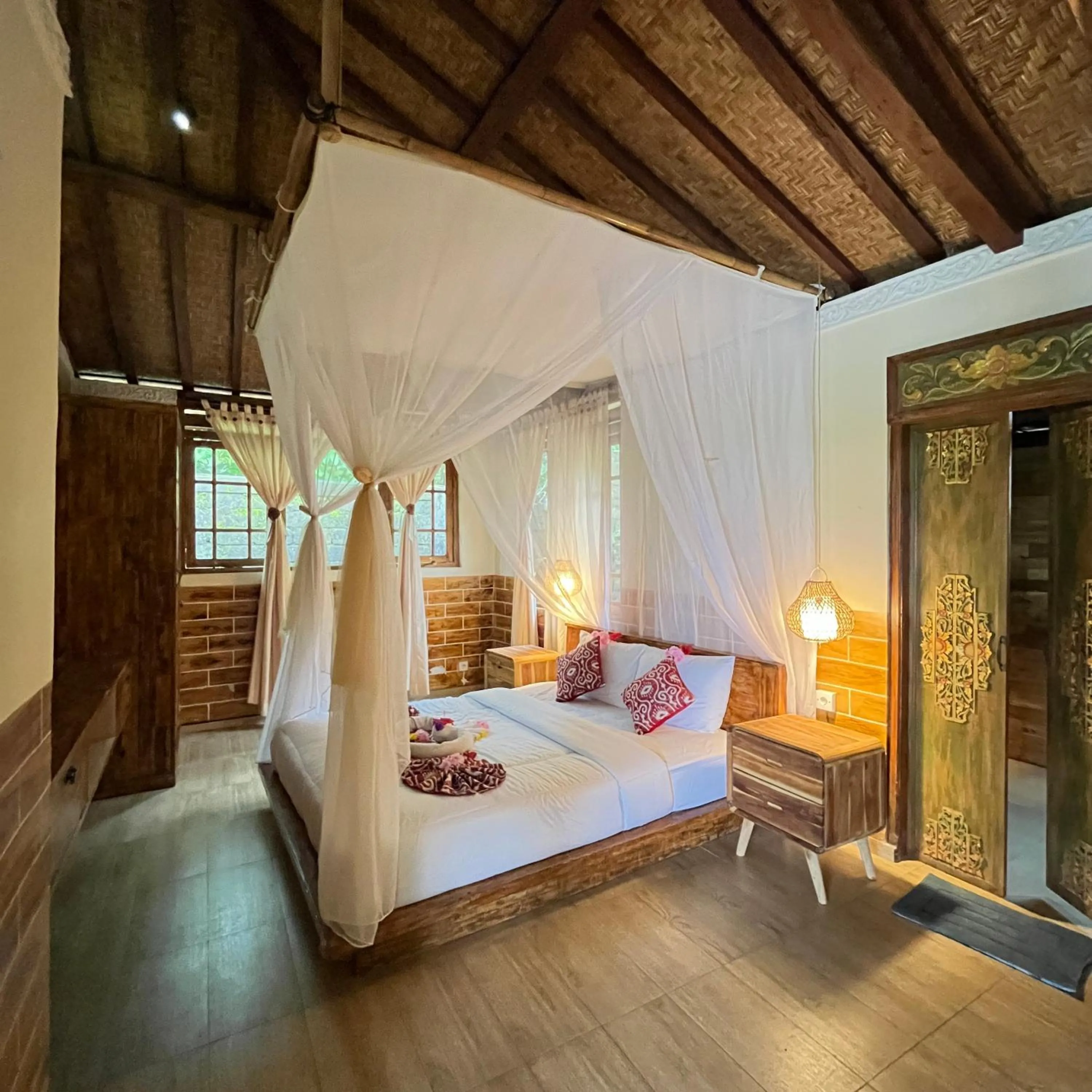 Bedroom, Bed in Yoga Maya Villa