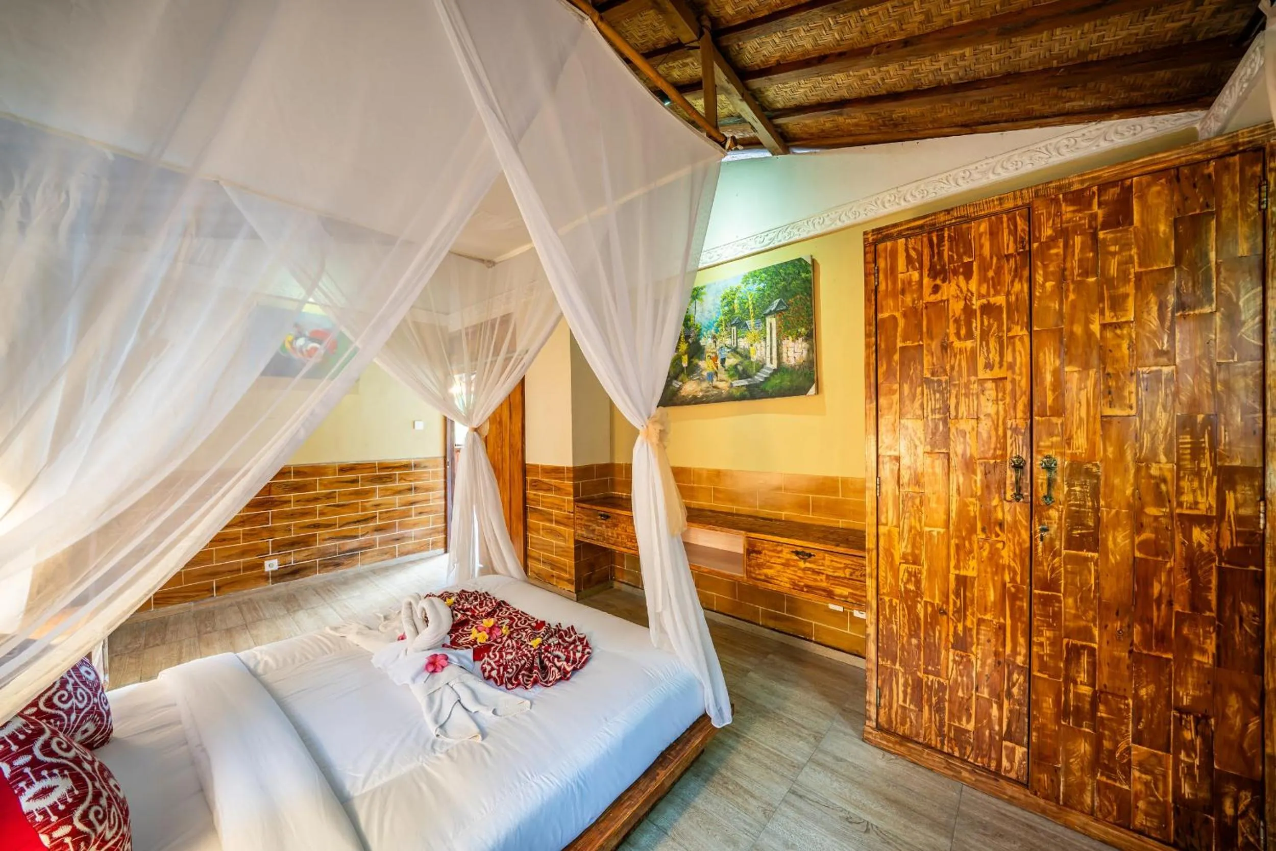 Bedroom, Bed in Yoga Maya Villa