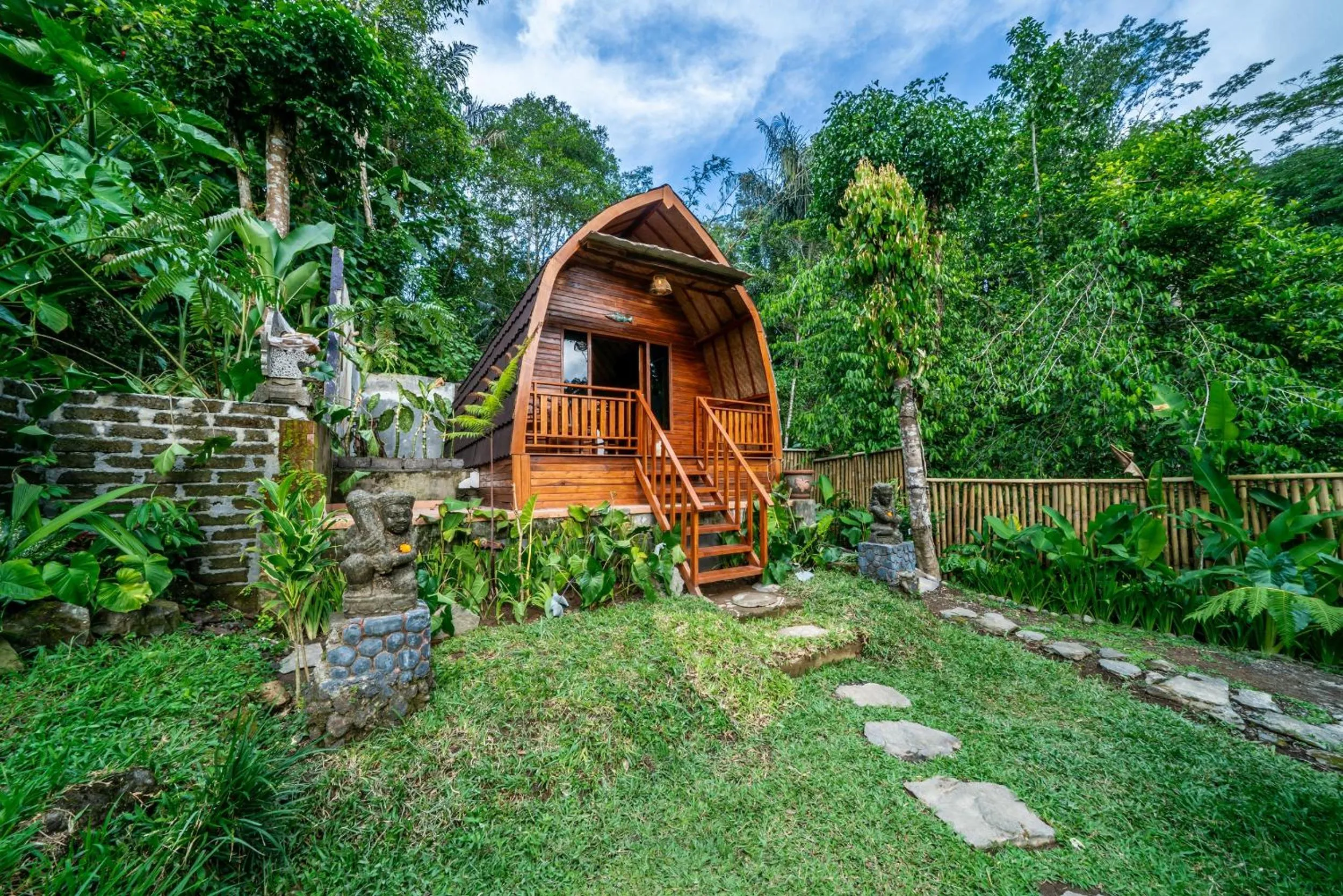 Garden in Yoga Maya Villa