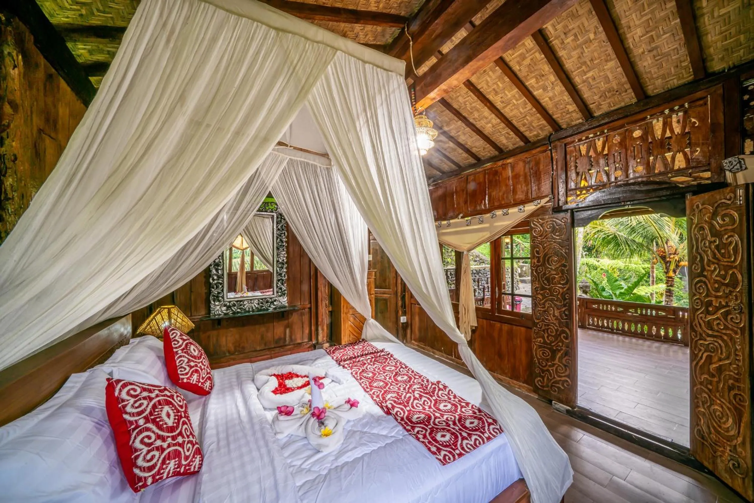 Bedroom, Bed in Yoga Maya Villa